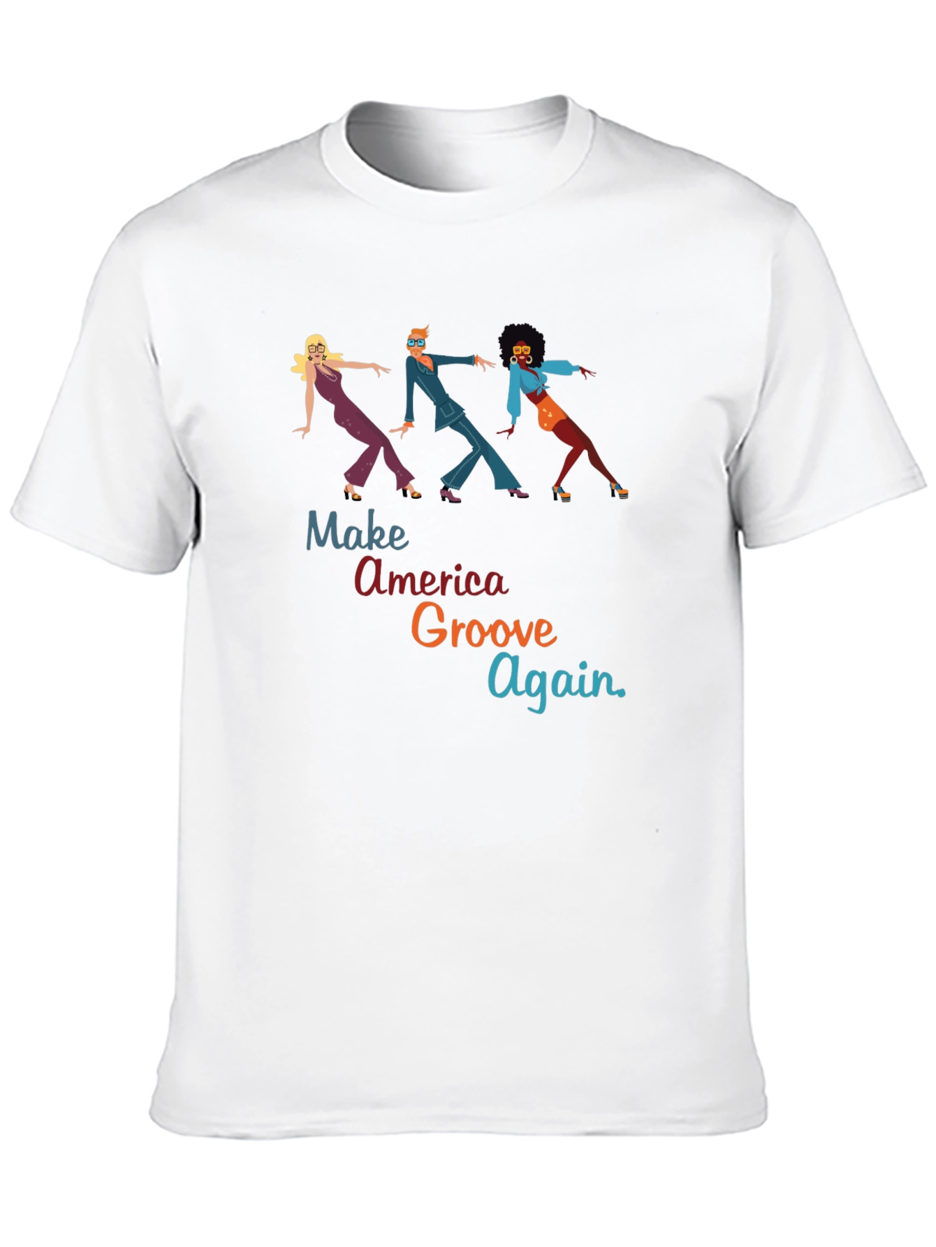 Make America Groove Again T-Shirt - Disco Era Vibes