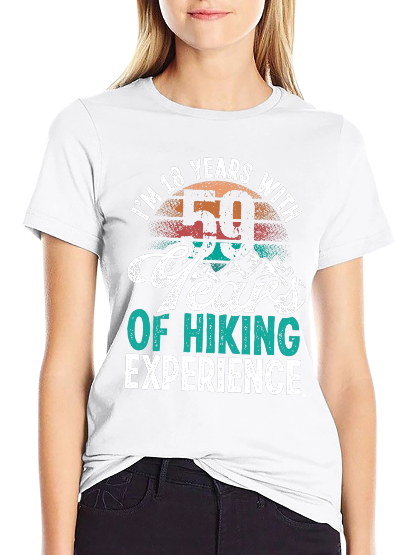 18 Years with 50 Years of Hiking Experience T-Shirt