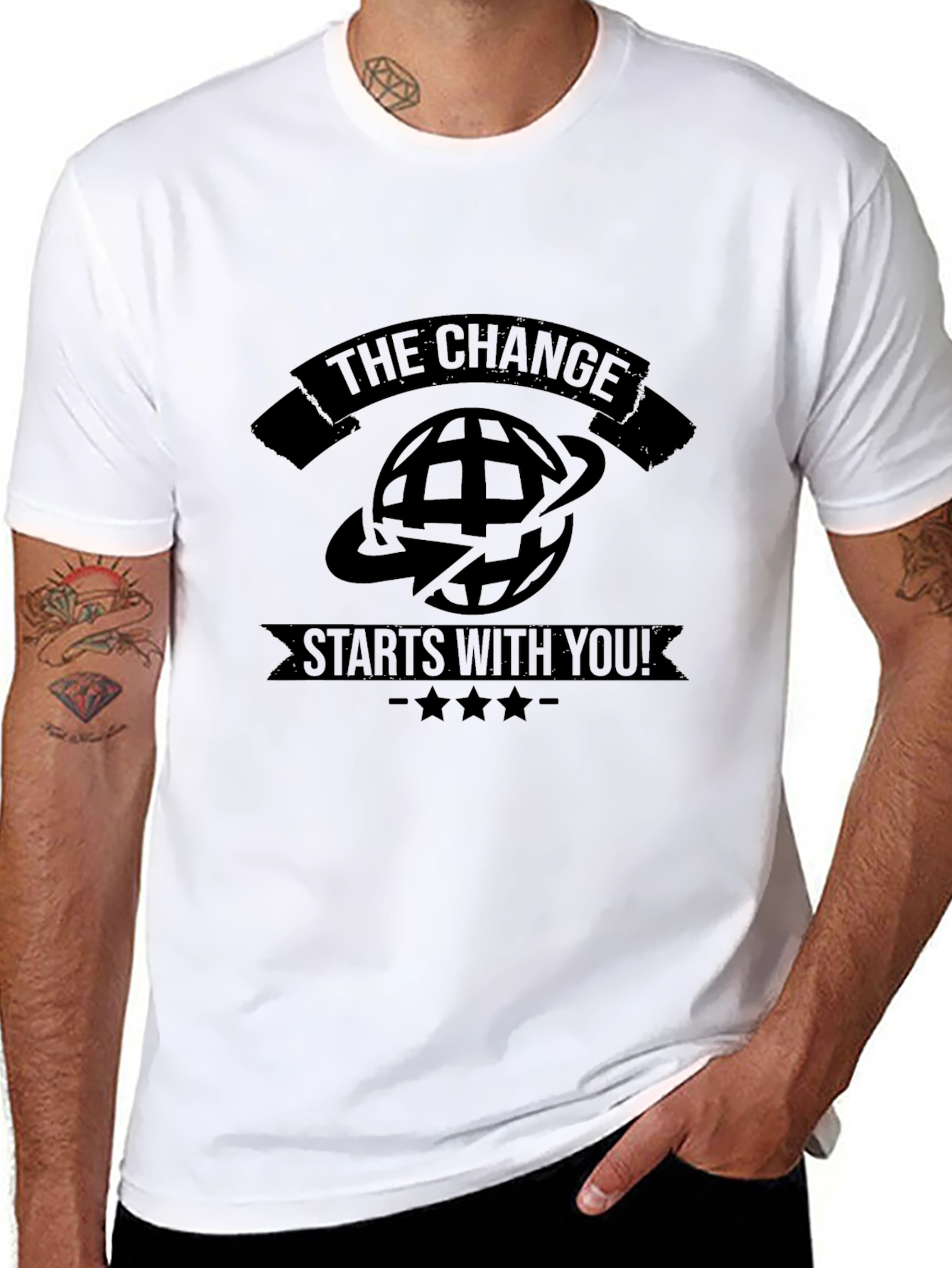 The Change Starts With You! Graphic Tee