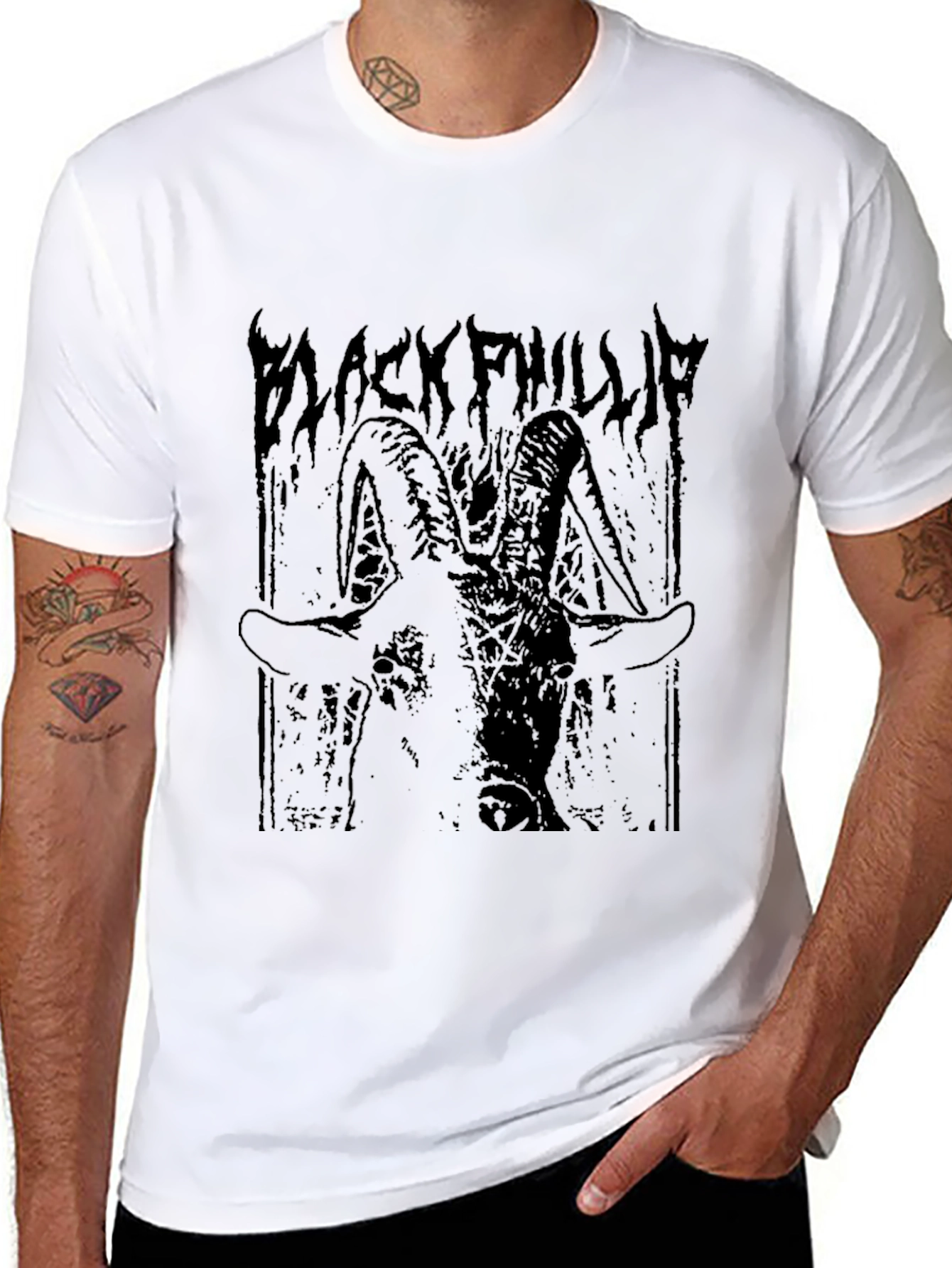 Black Phillip Goat T-Shirt
