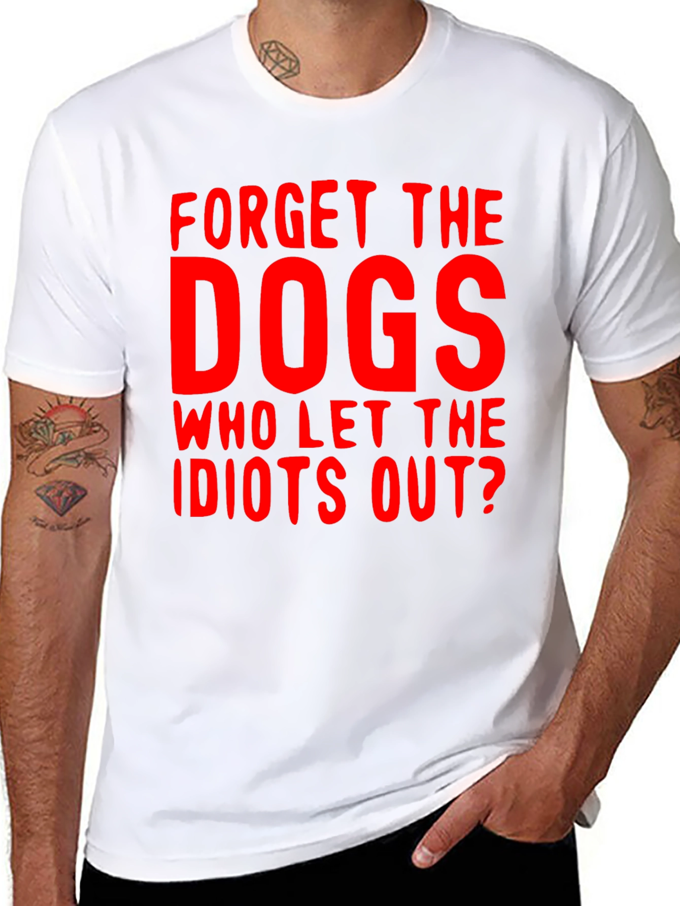 Forget the Dogs Graphic T-Shirt