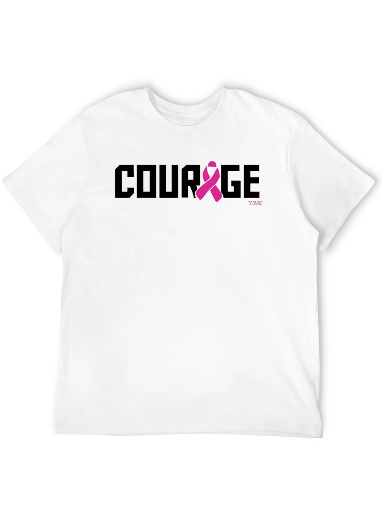 Courage Ribbon T-Shirt - Black