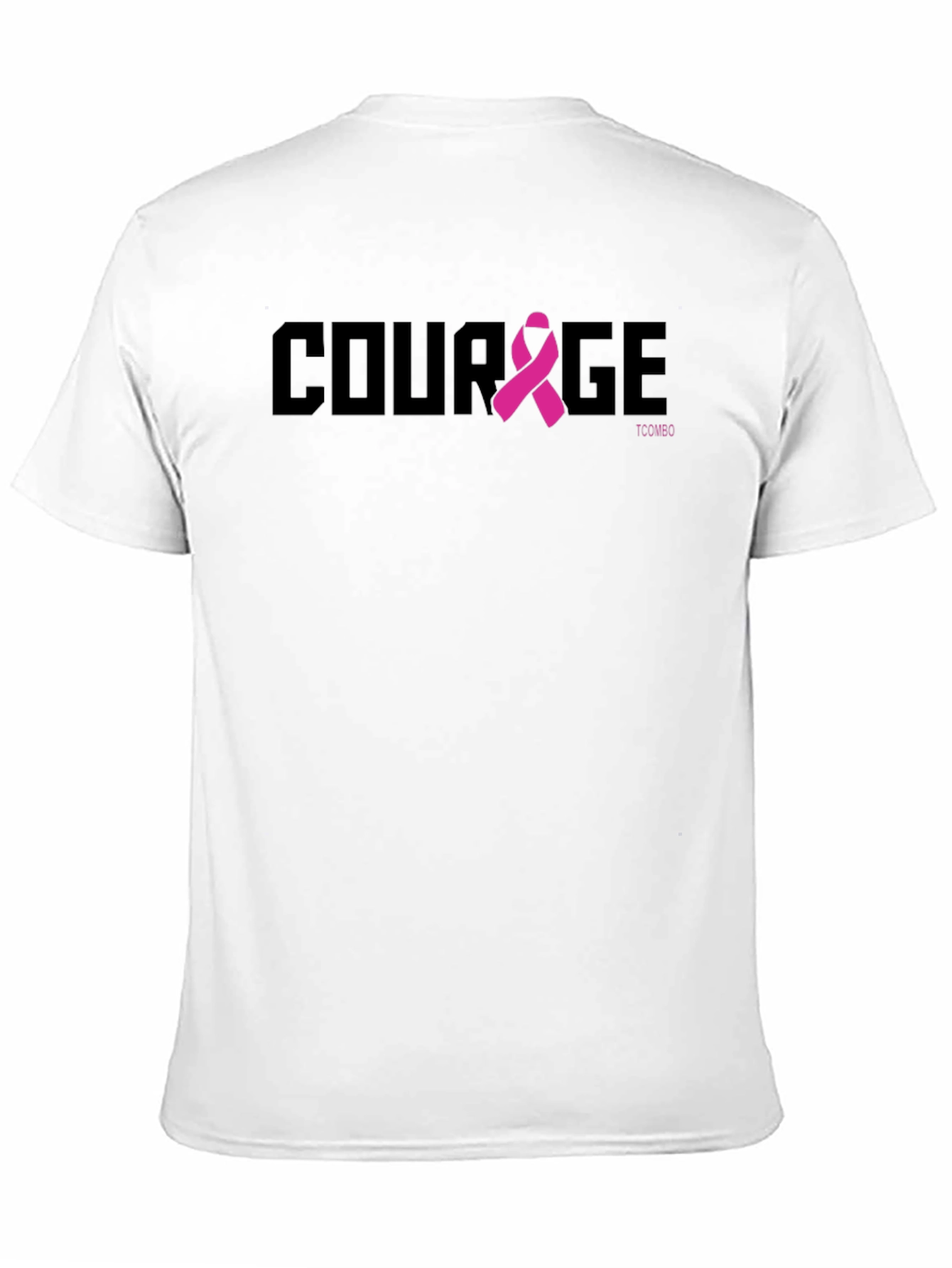 Courage Ribbon T-Shirt - Black
