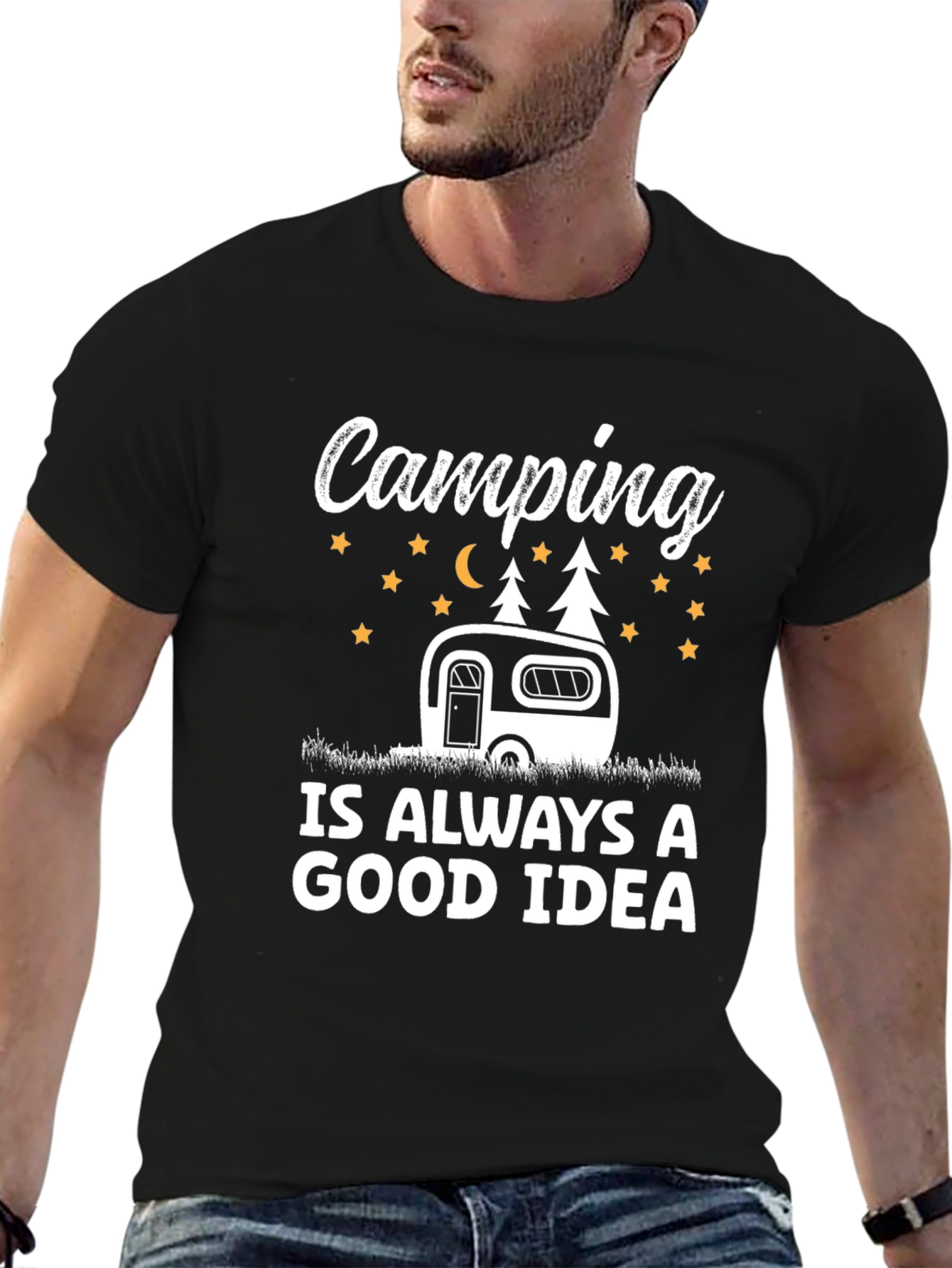 Camping Is Always A Good Idea Graphic Tee