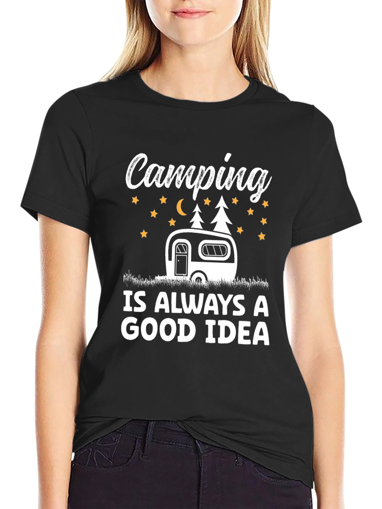 Camping Is Always A Good Idea Graphic Tee