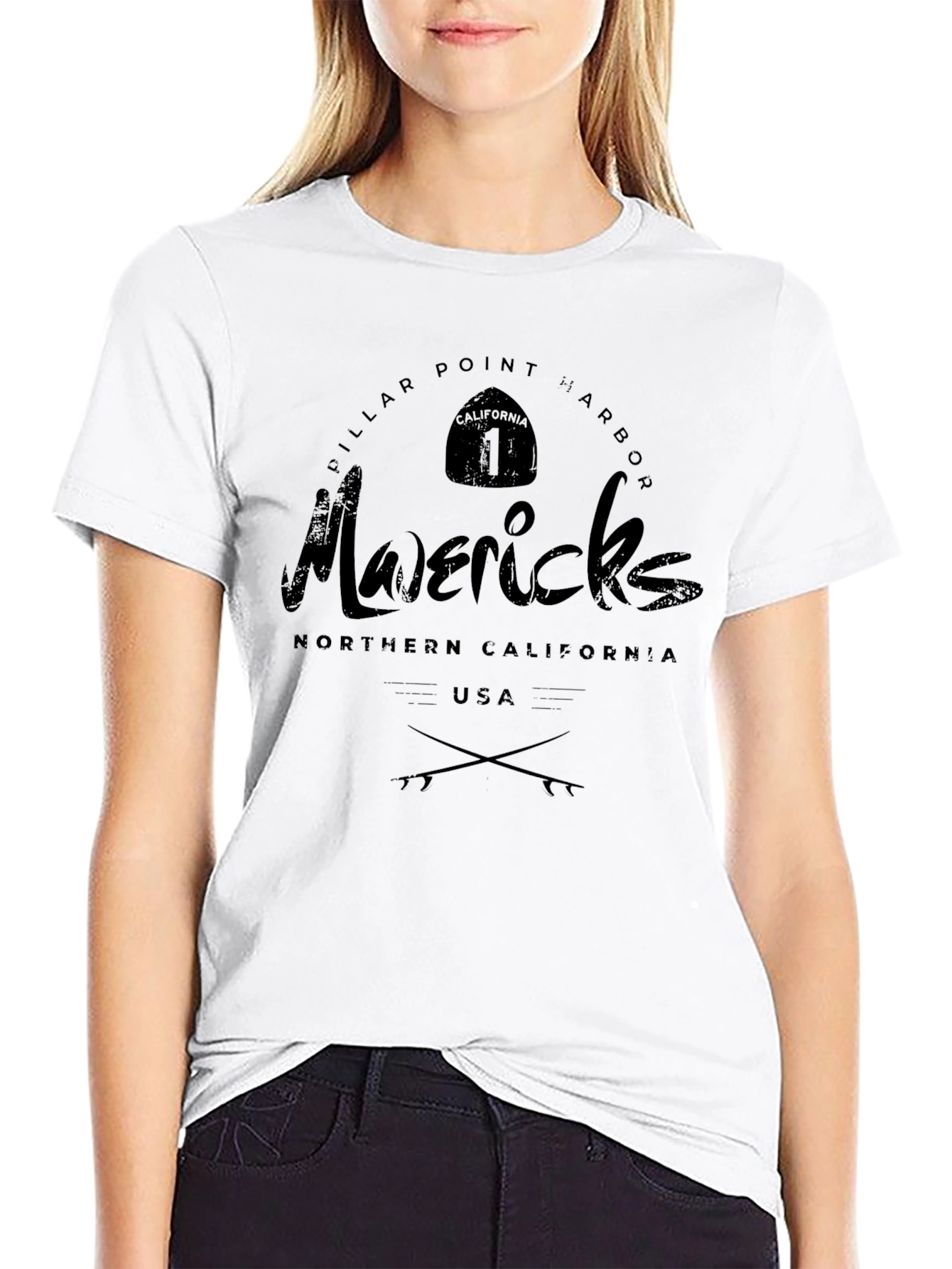 Mavericks Surf T-Shirt - Northern California Tee