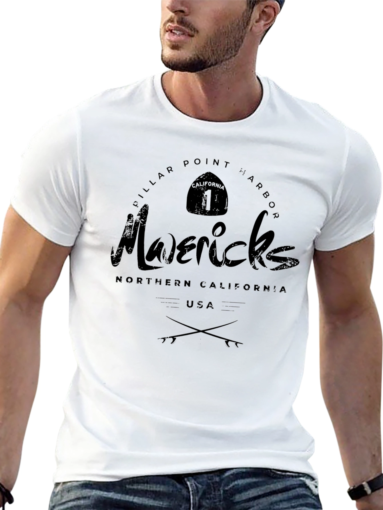 Mavericks Surf T-Shirt - Northern California Tee