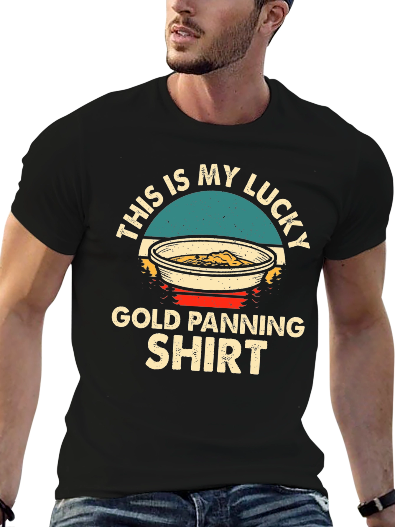 Lucky Gold Panning T-Shirt