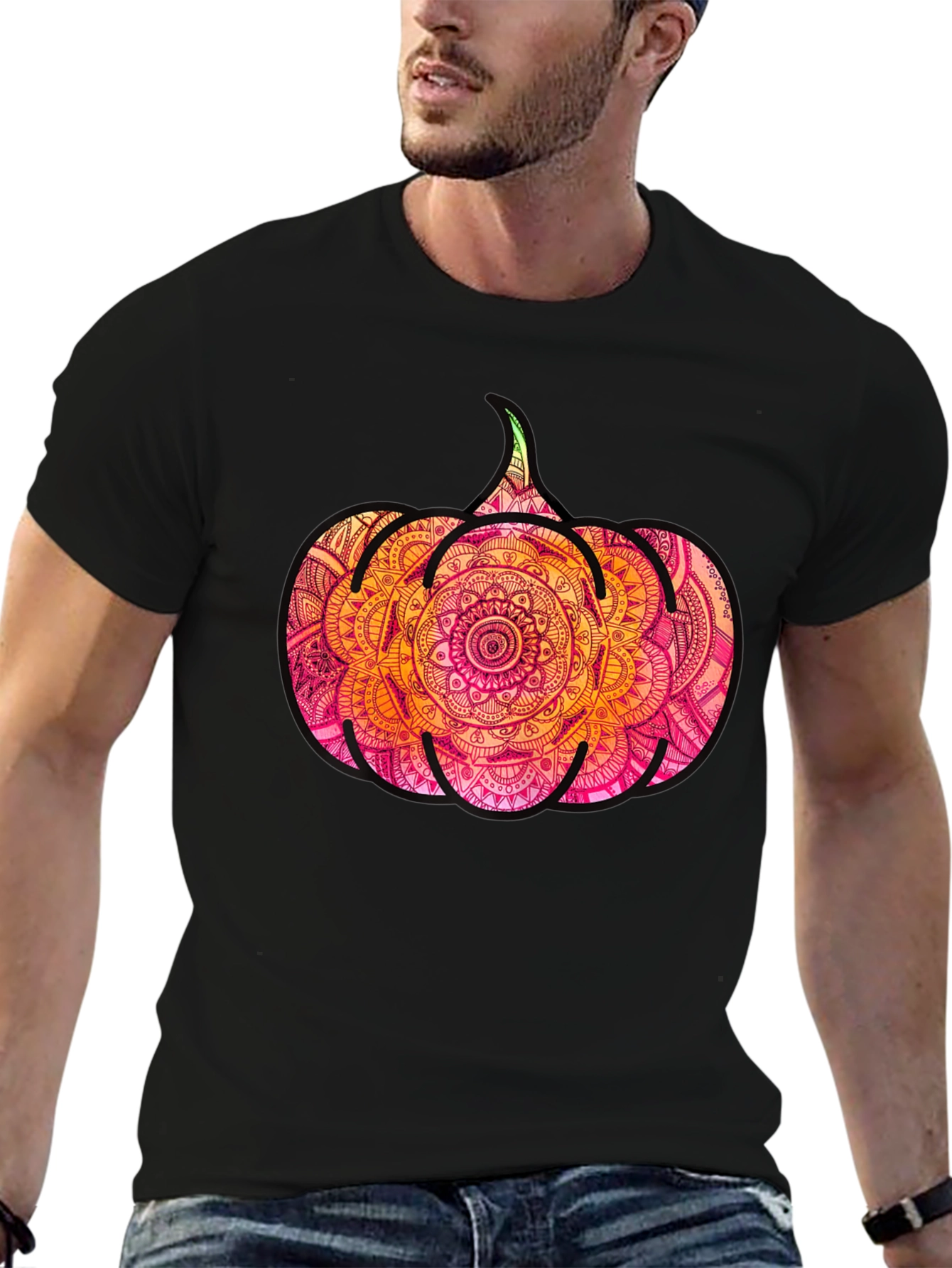 Pumpkin Mandala Graphic Tee