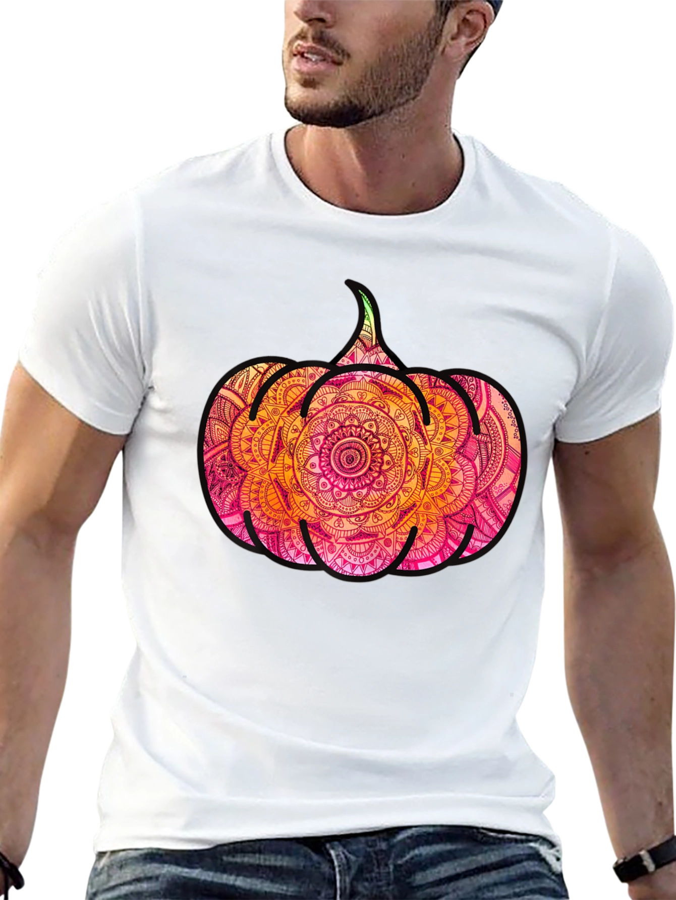 Pumpkin Mandala Graphic Tee