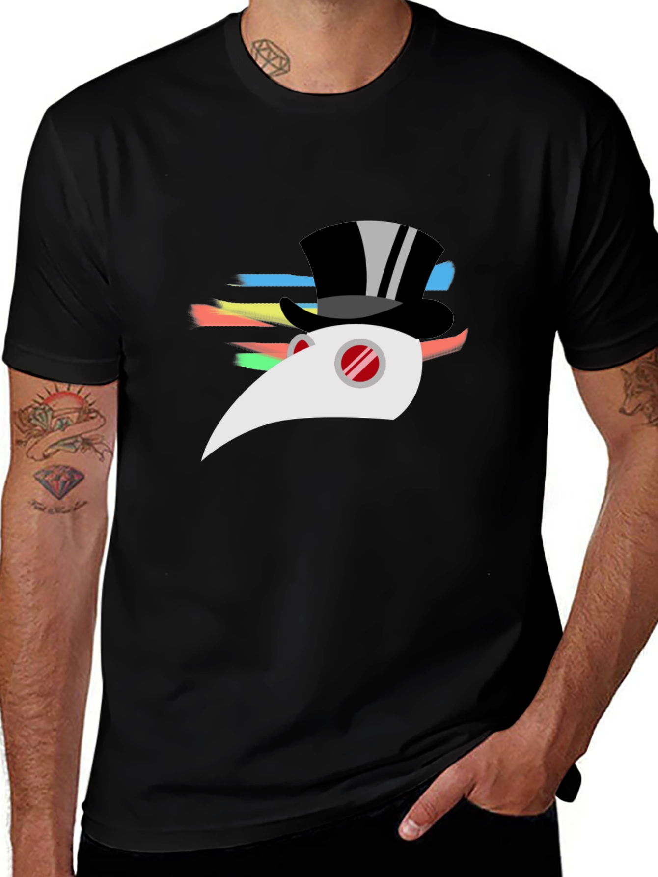 Plague Doctor Tee - Unique Graphic Design