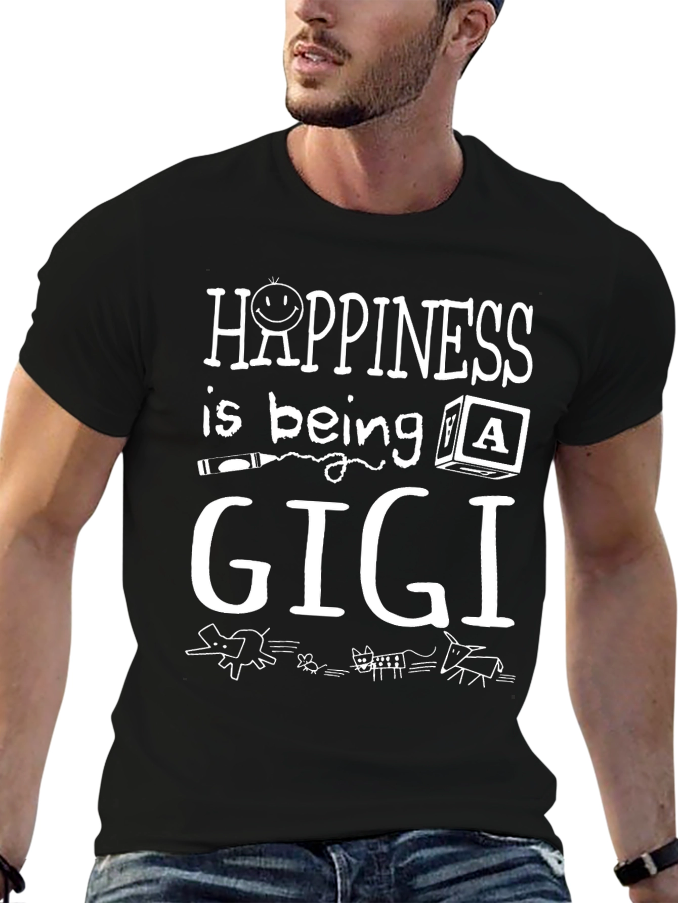 Happiness is Being Gigi Graphic Tee