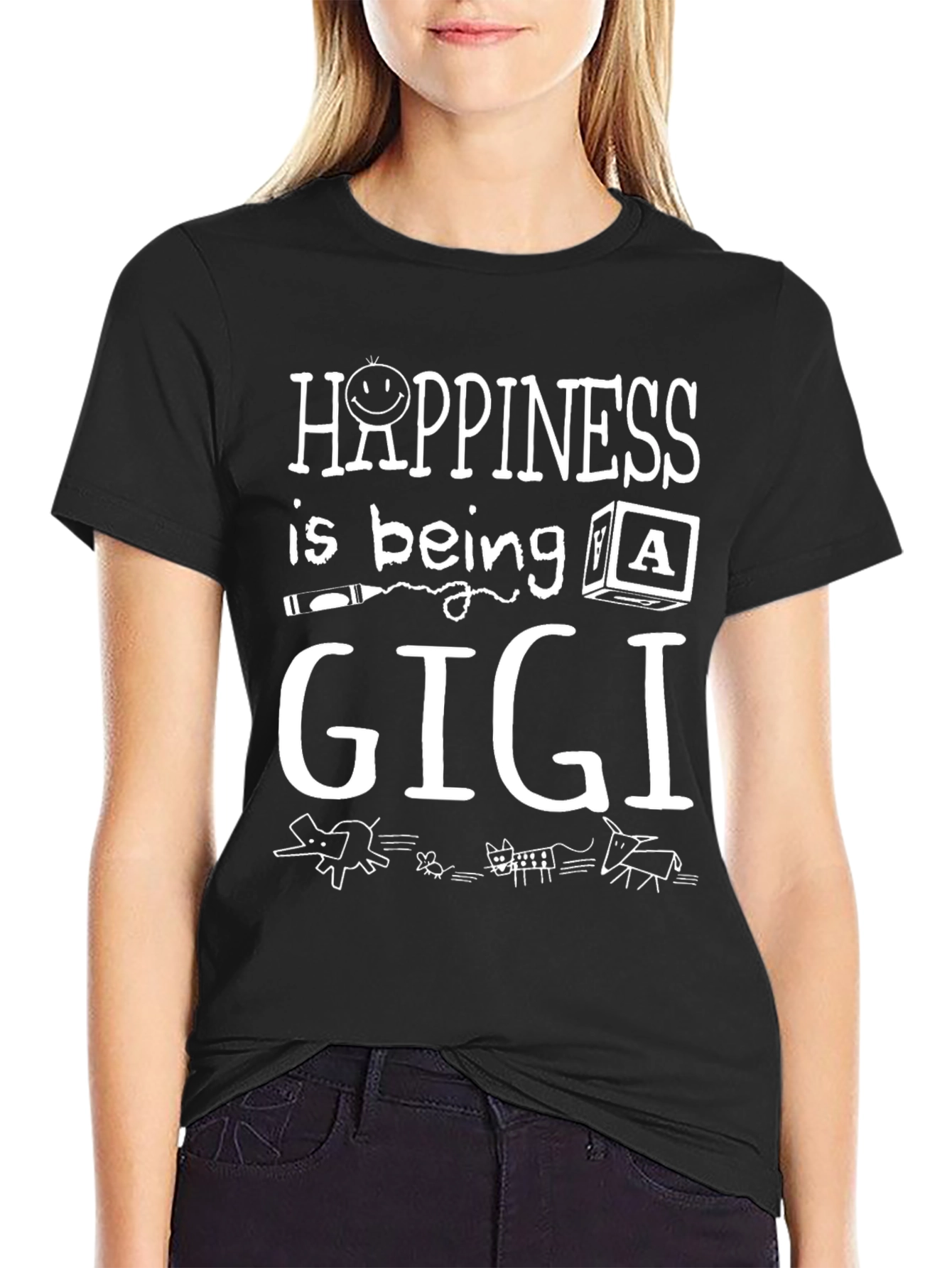 Happiness is Being Gigi Graphic Tee
