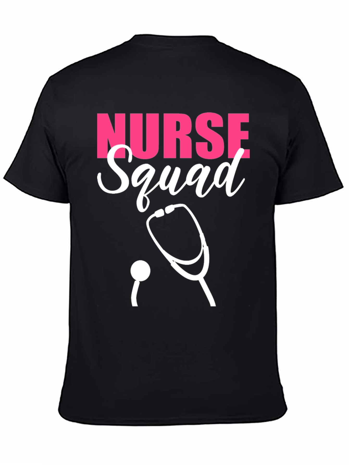 Nurse Squad T-Shirt - Pink & White Design