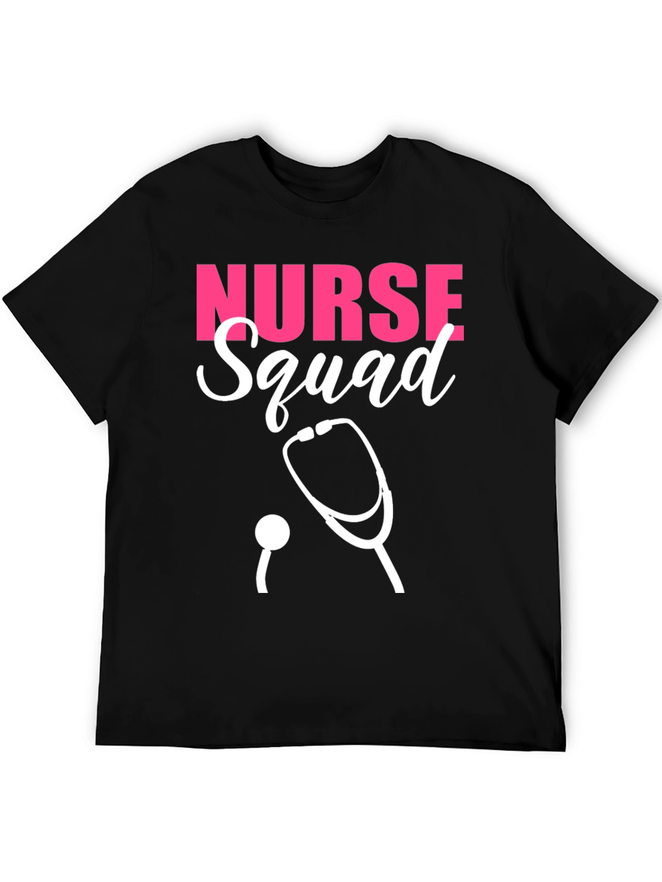 Nurse Squad T-Shirt - Pink & White Design