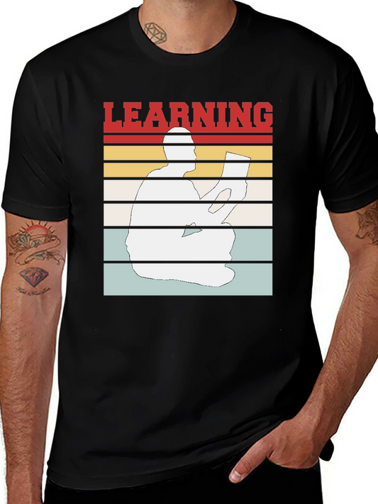 Learning T-Shirt Reader Silhouette