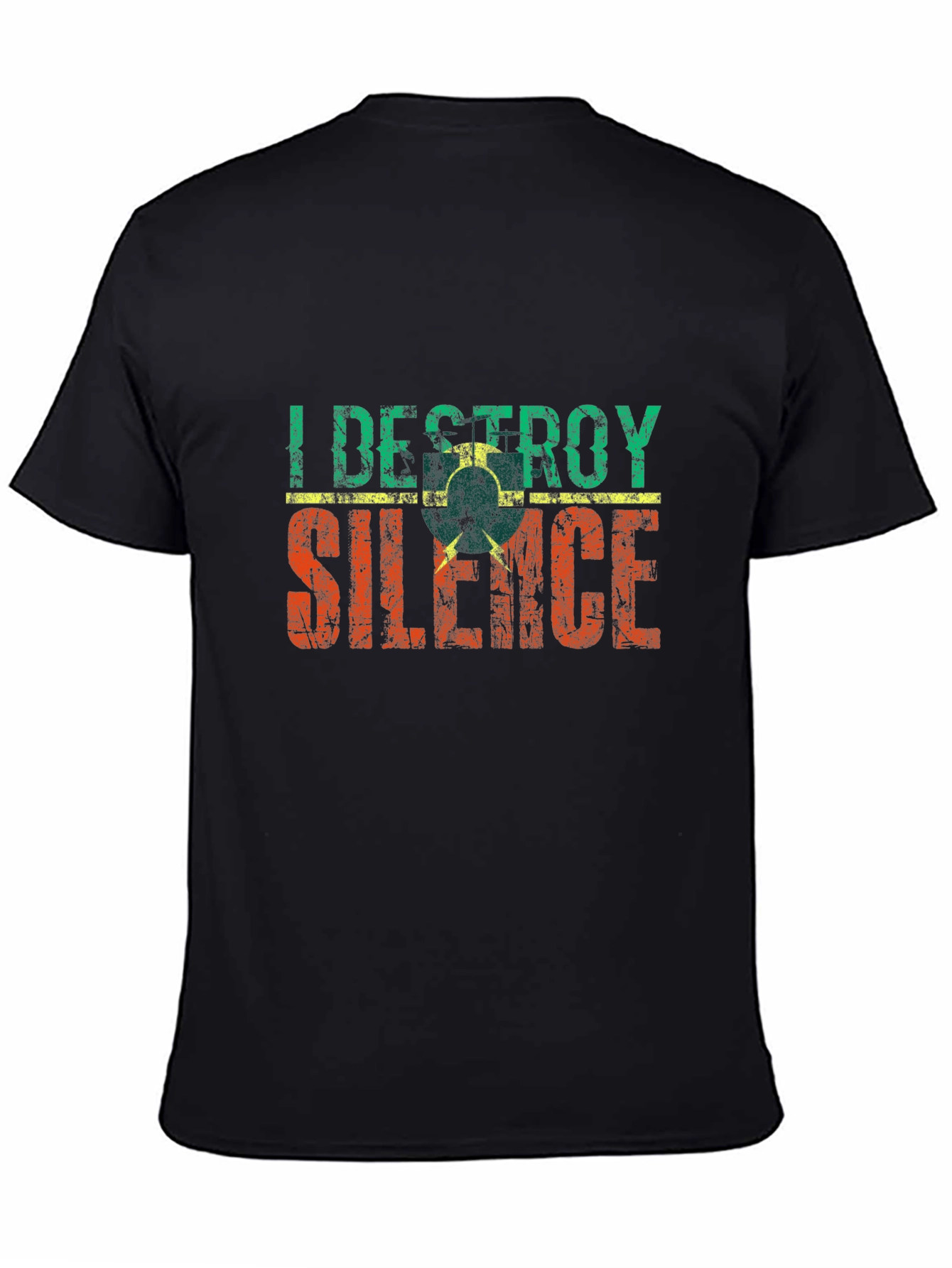 I Destroy Silence T-Shirt - Retro Style Tee