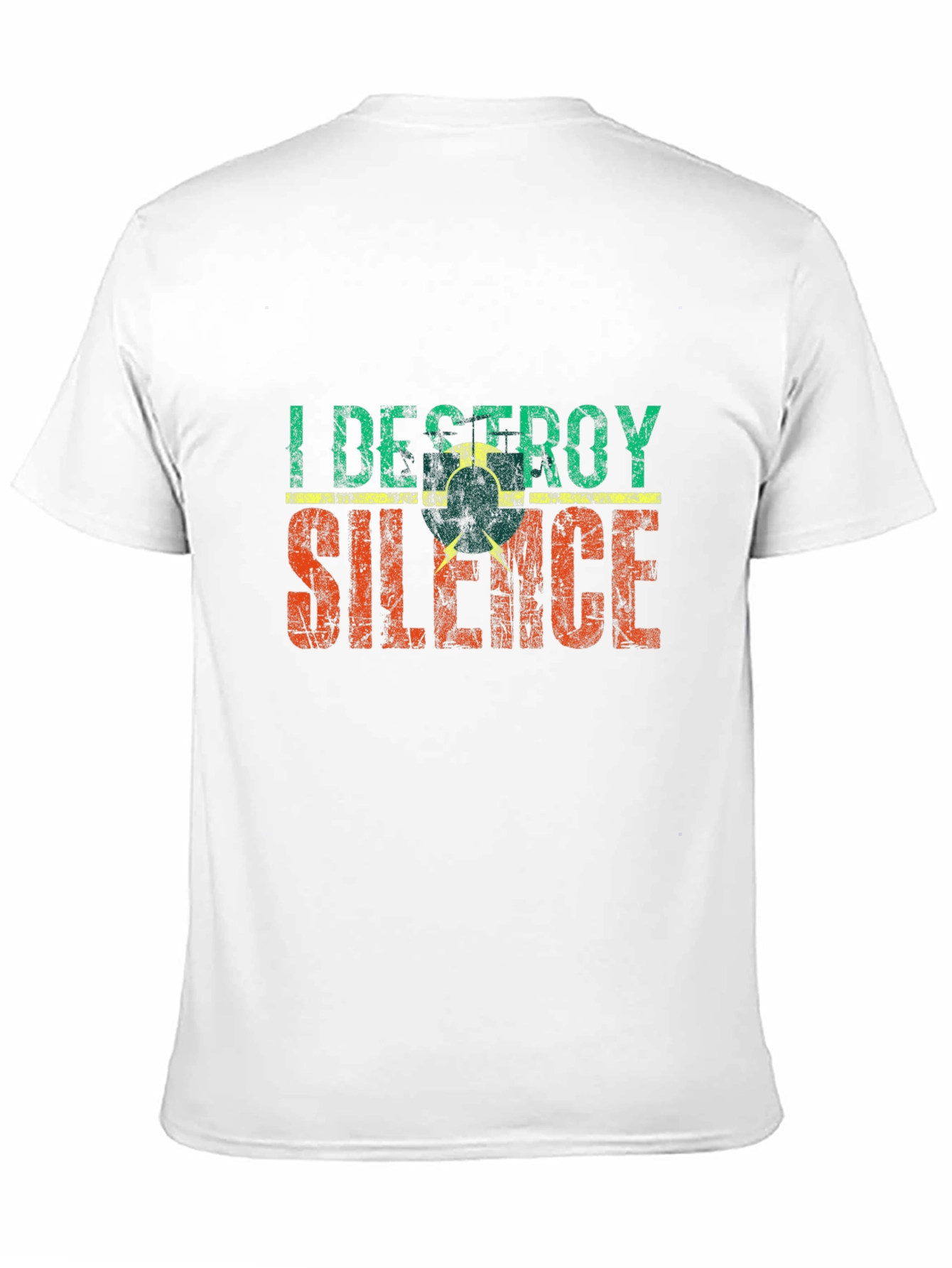 I Destroy Silence T-Shirt - Retro Style Tee