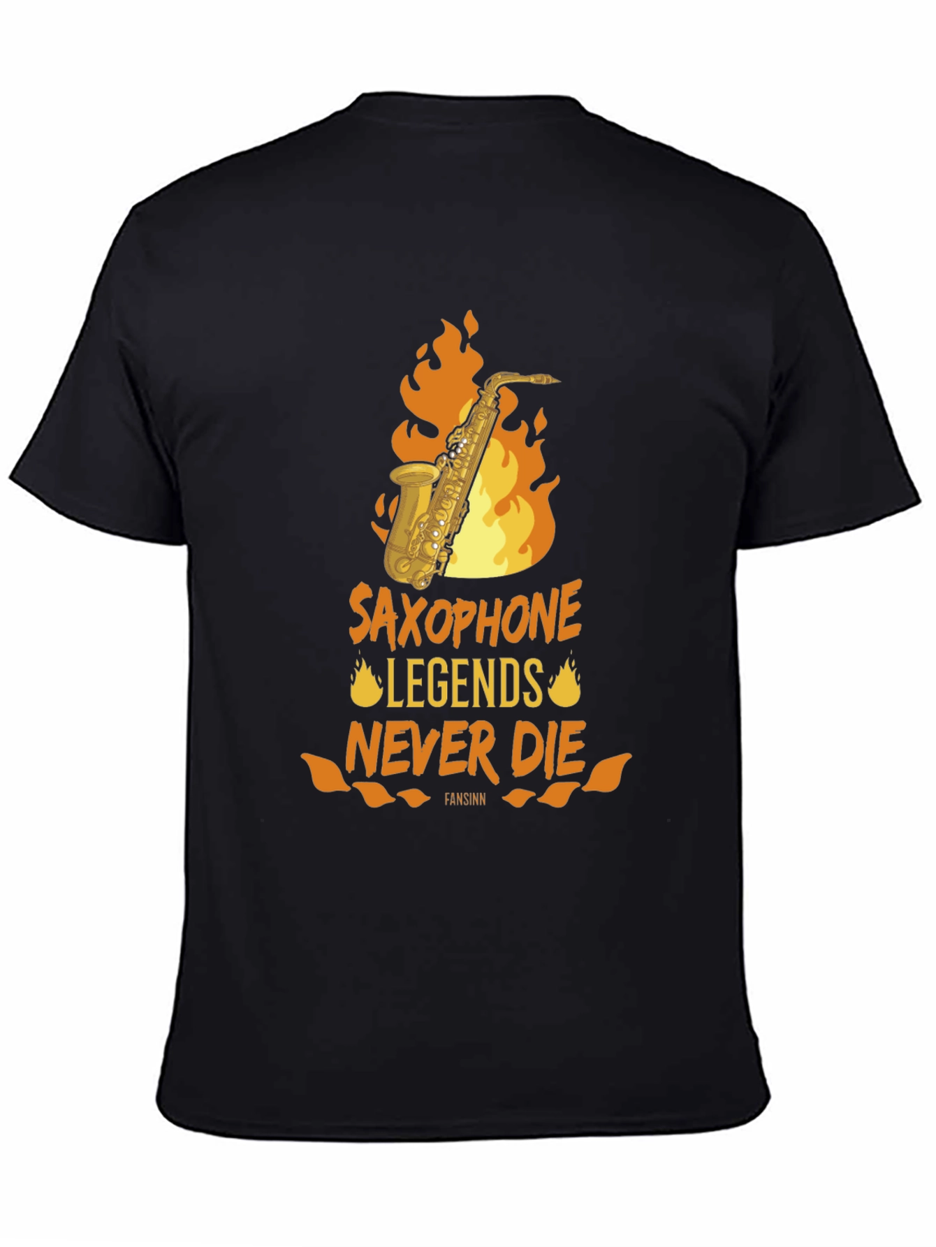 Saxophone Legends Never Die Graphic Tee
