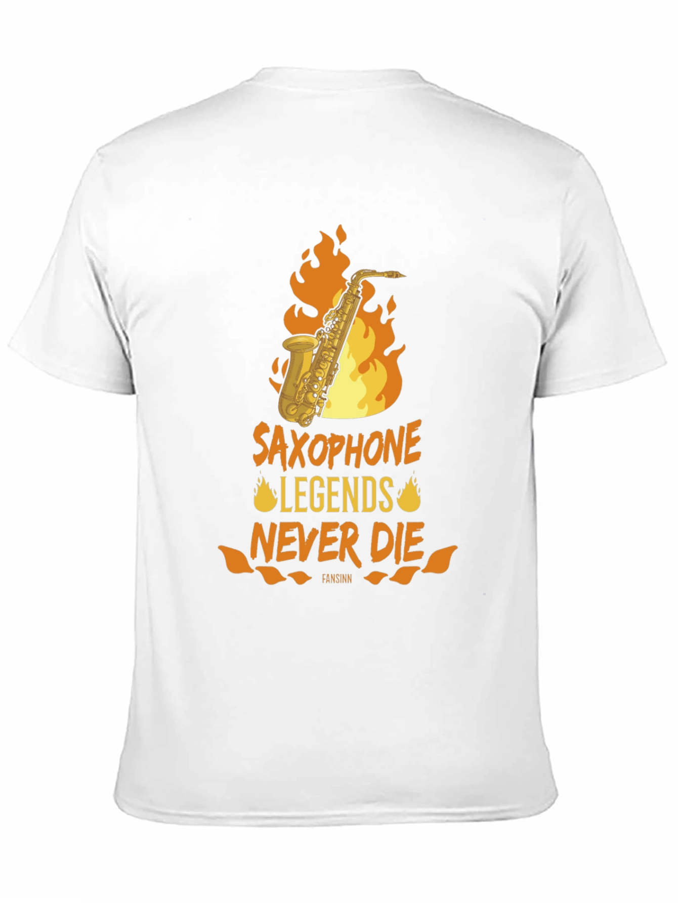 Saxophone Legends Never Die Graphic Tee