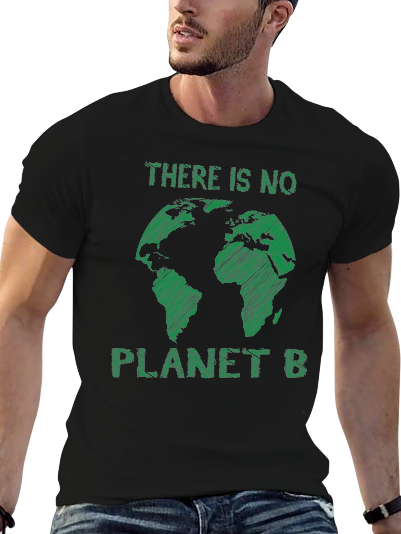 No Planet B T-Shirt Earth Globe Graphic Tee