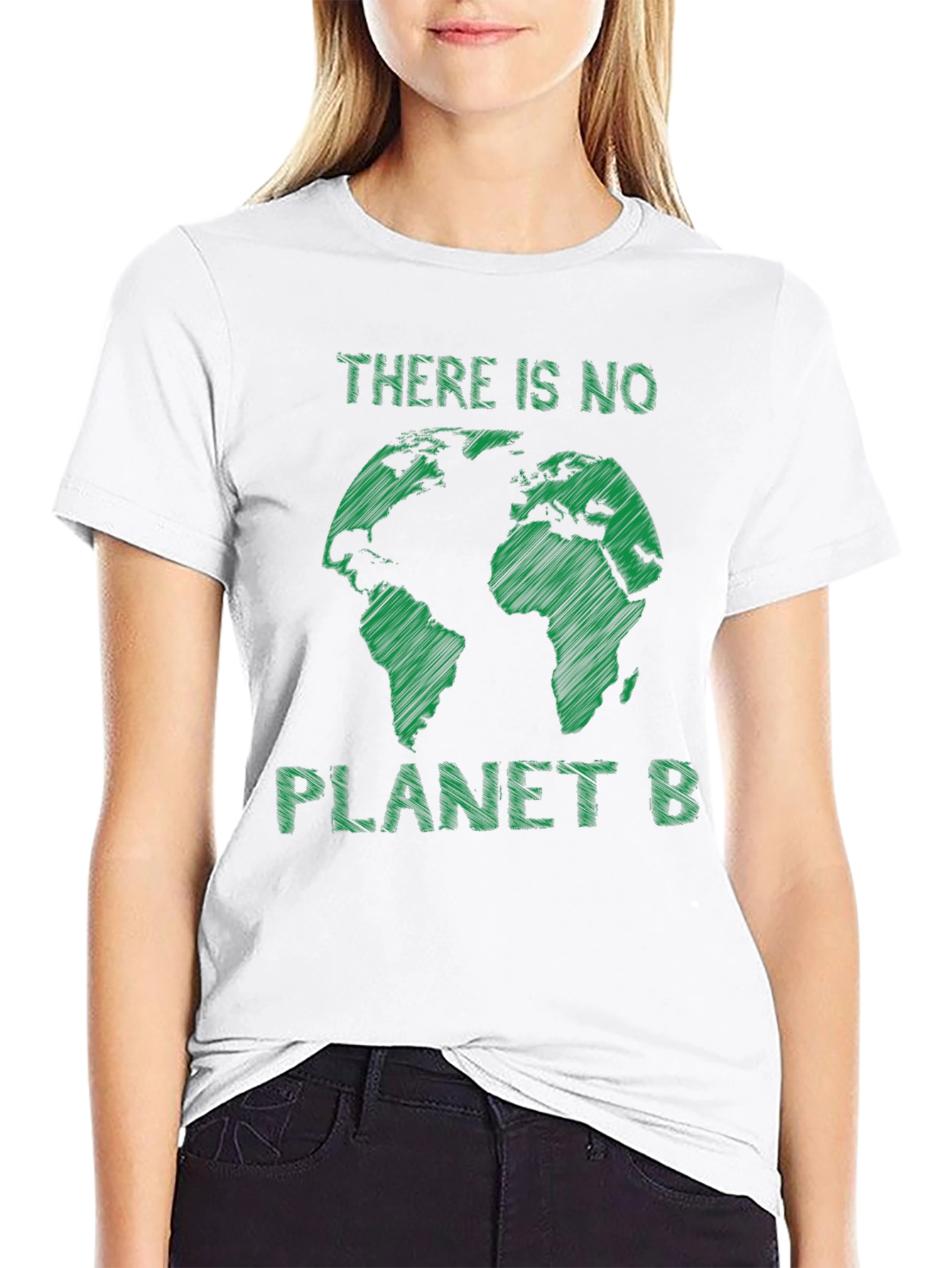 No Planet B T-Shirt Earth Globe Graphic Tee