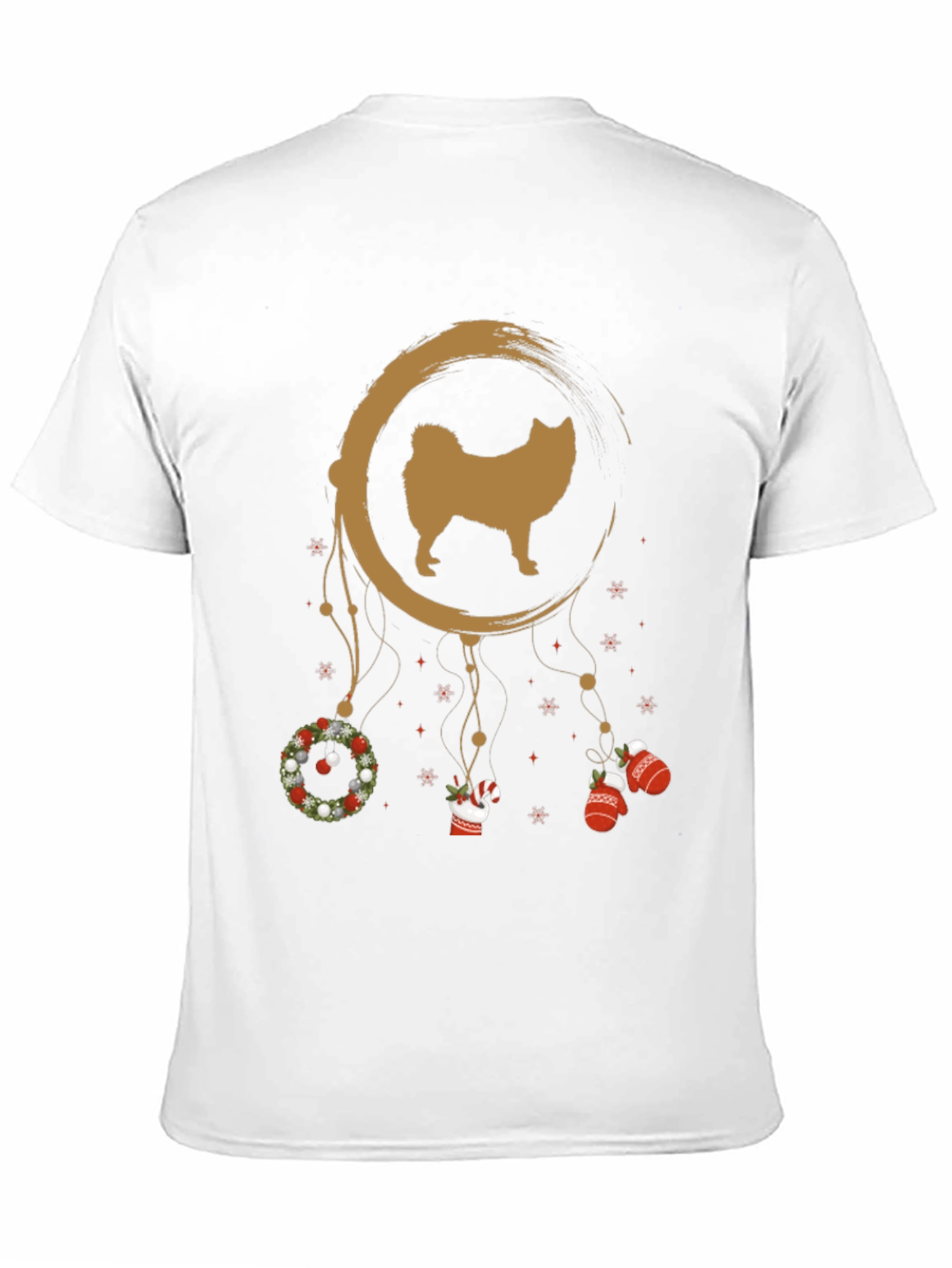 Festive Dog Dreamcatcher Graphic Tee