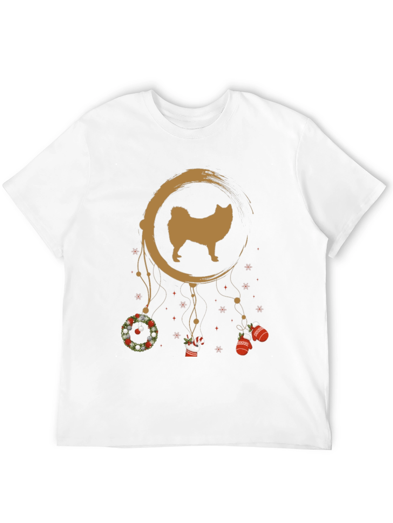 Festive Dog Dreamcatcher Graphic Tee
