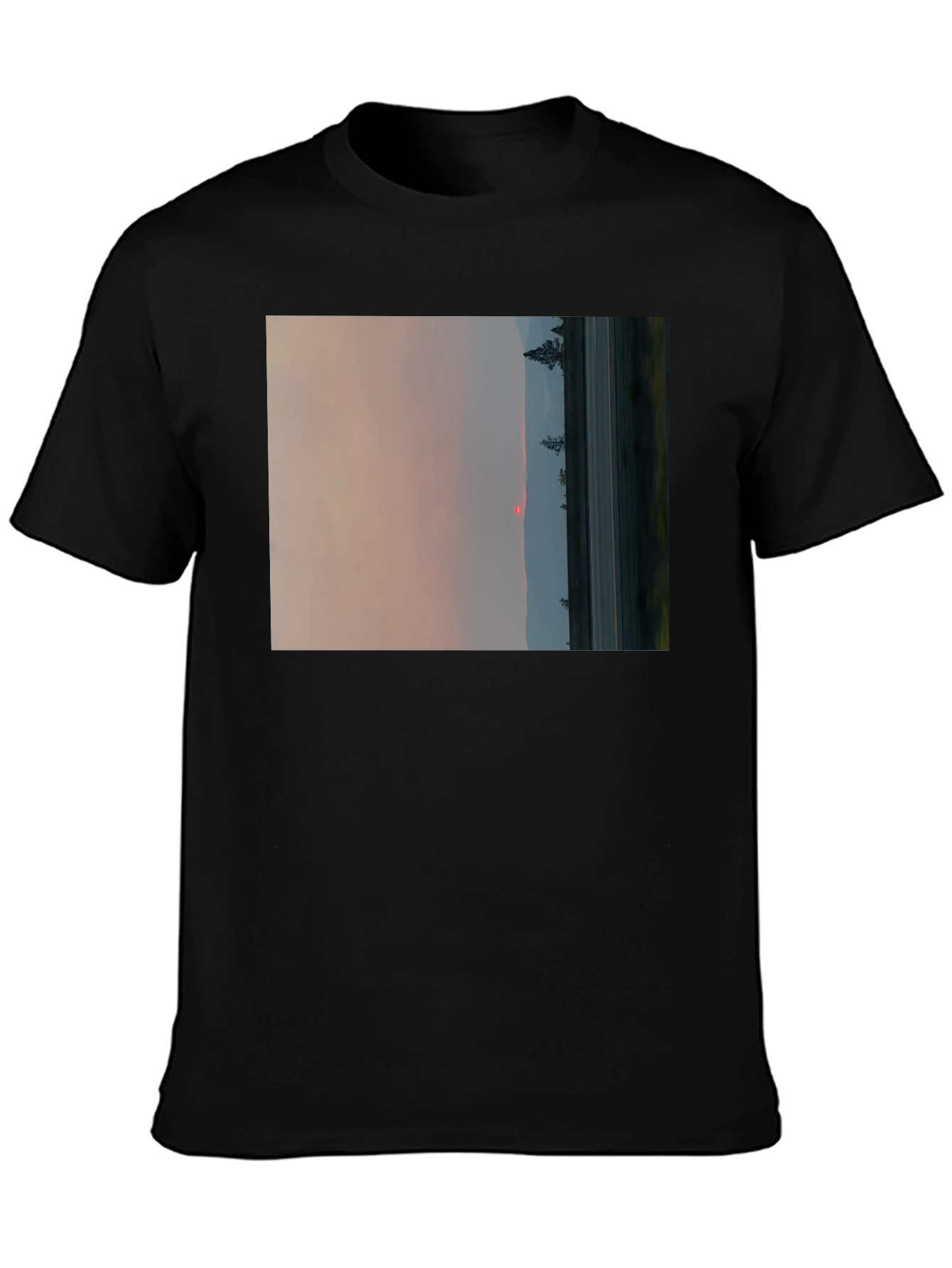 Sunset Landscape Graphic Tee