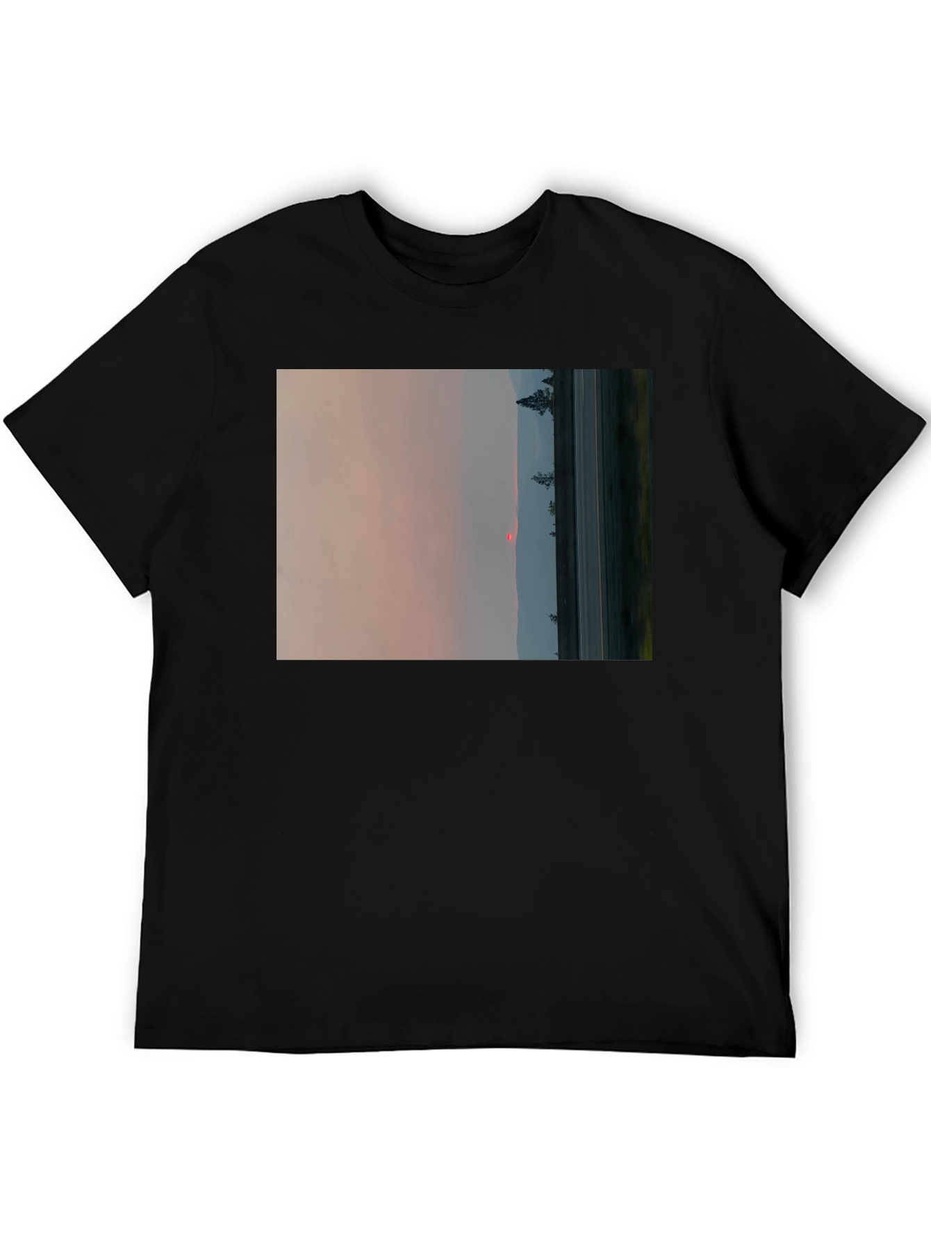 Sunset Landscape Graphic Tee