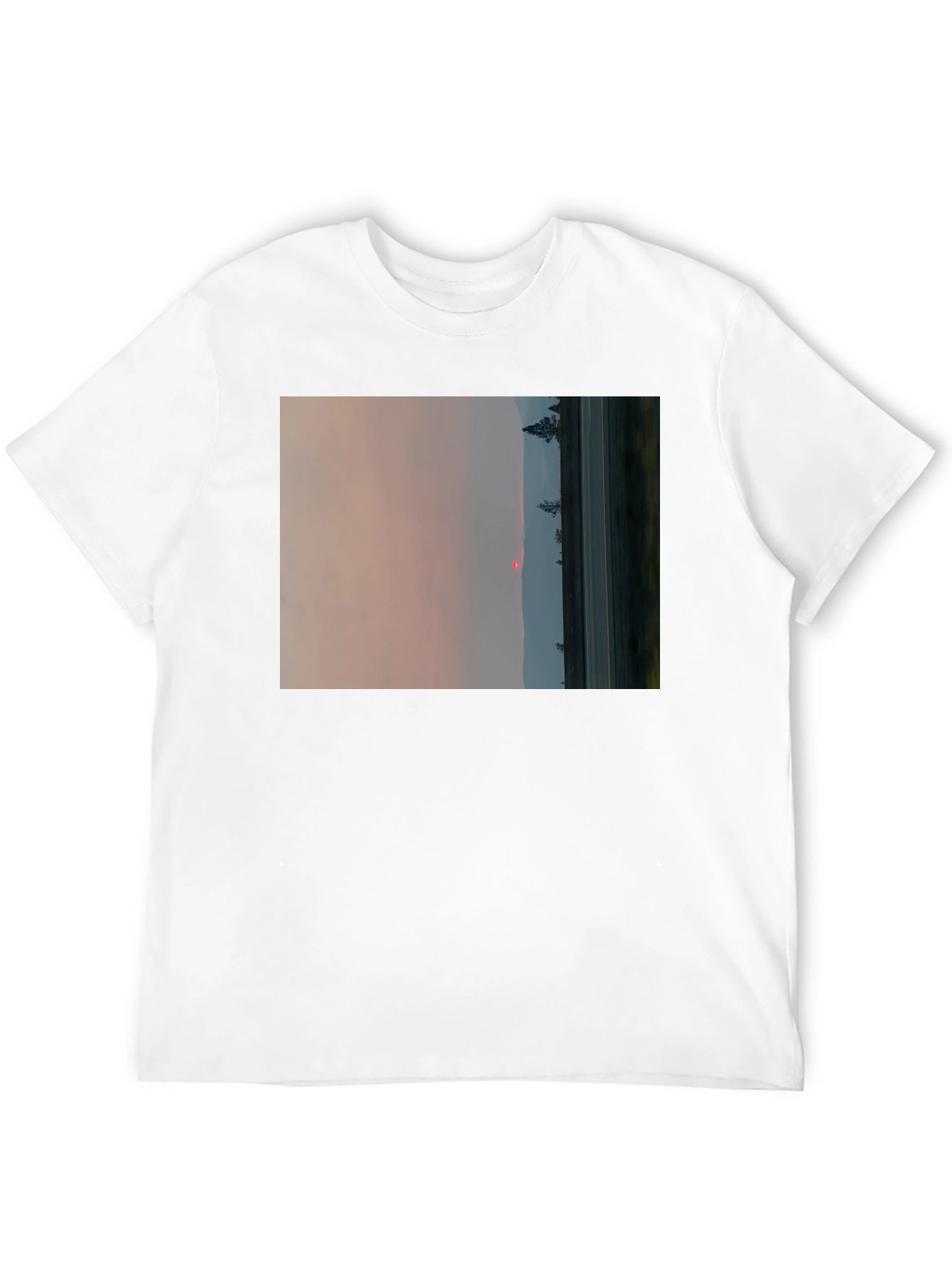 Sunset Landscape Graphic Tee