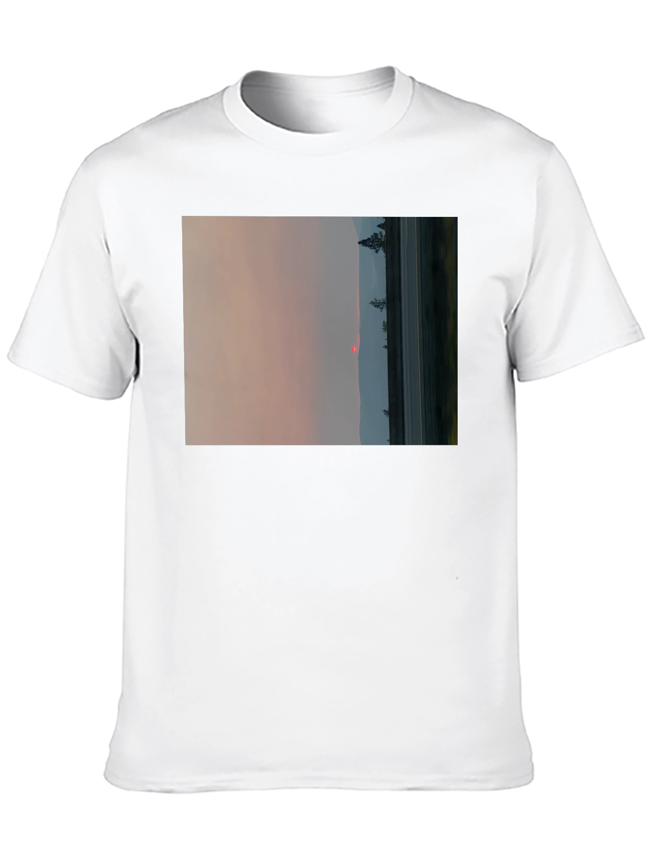 Sunset Landscape Graphic Tee