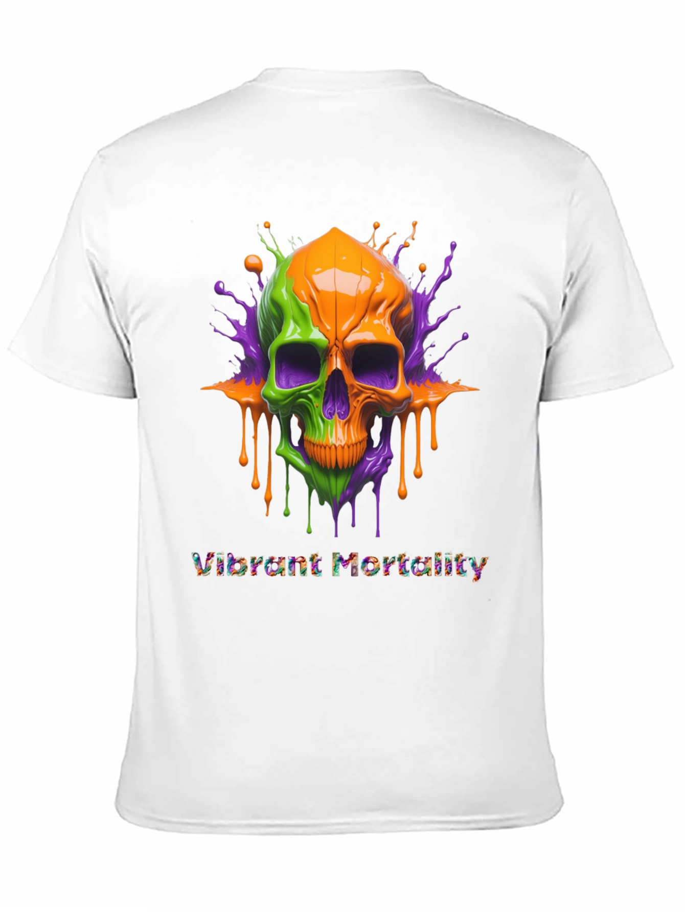 Vibrant Mortality Graphic T-Shirt