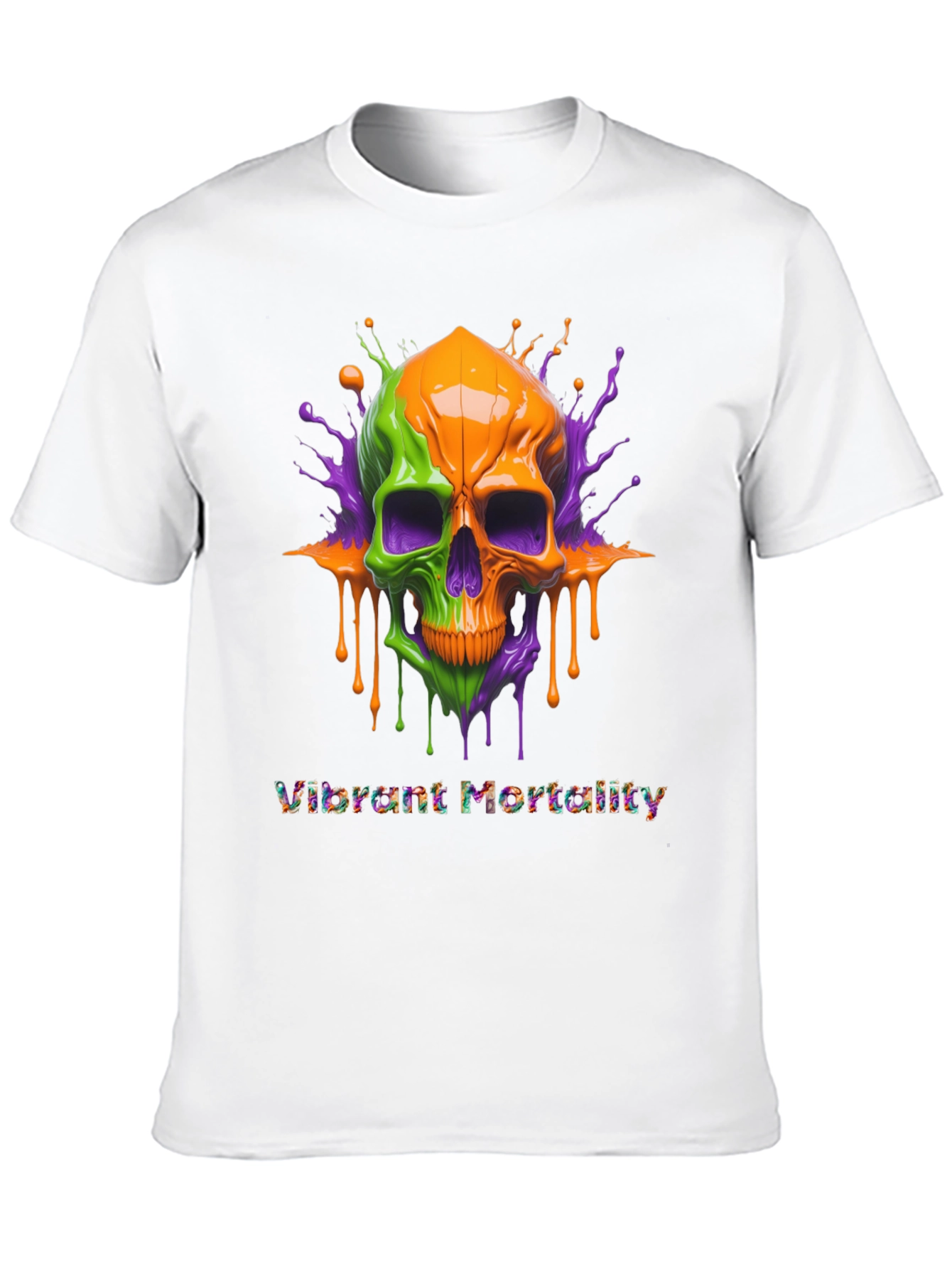 Vibrant Mortality Graphic T-Shirt