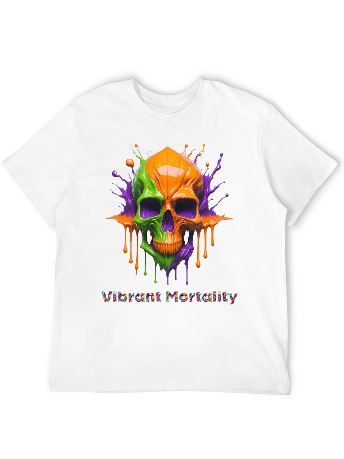 Vibrant Mortality Graphic T-Shirt