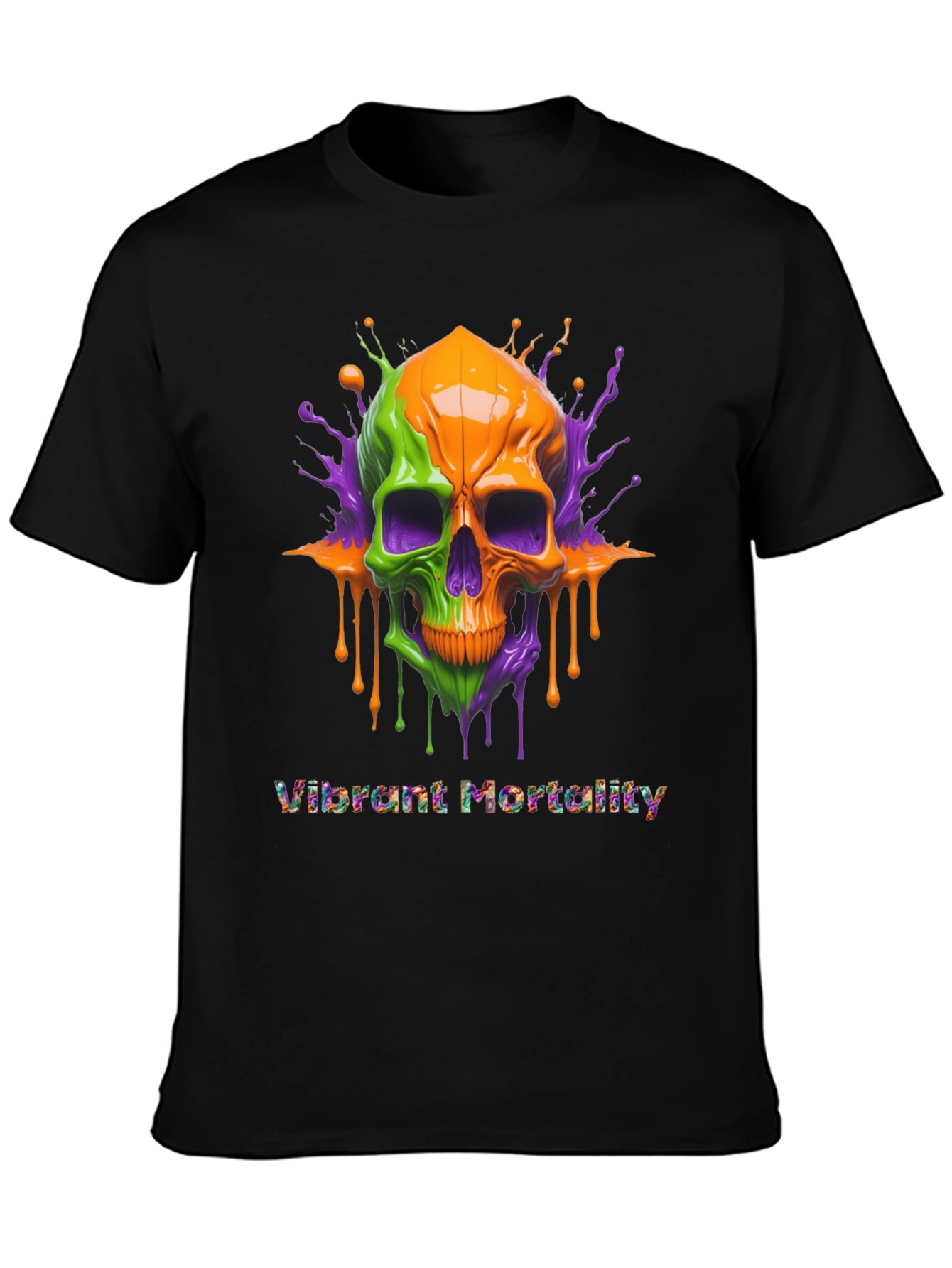 Vibrant Mortality Graphic T-Shirt