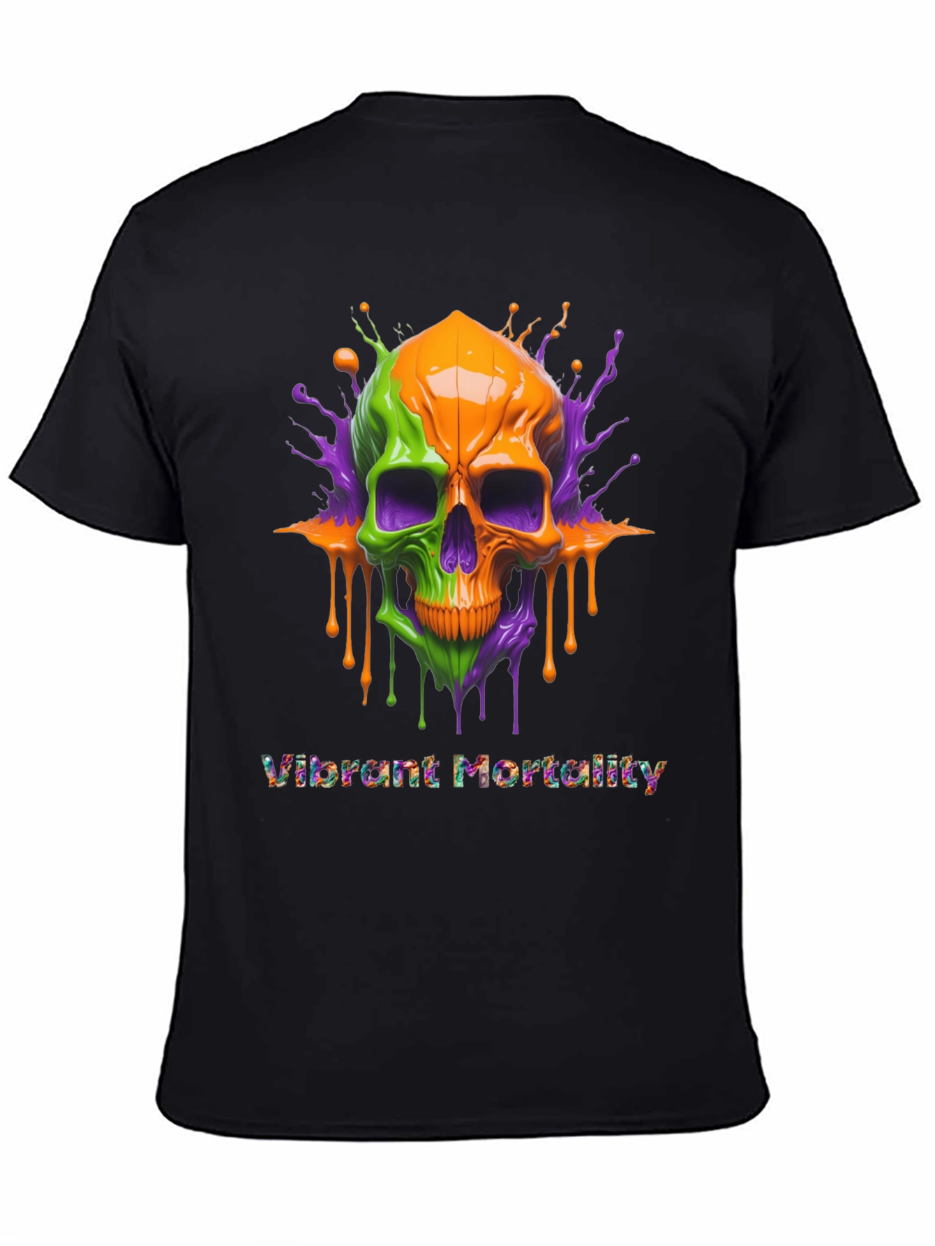 Vibrant Mortality Graphic T-Shirt