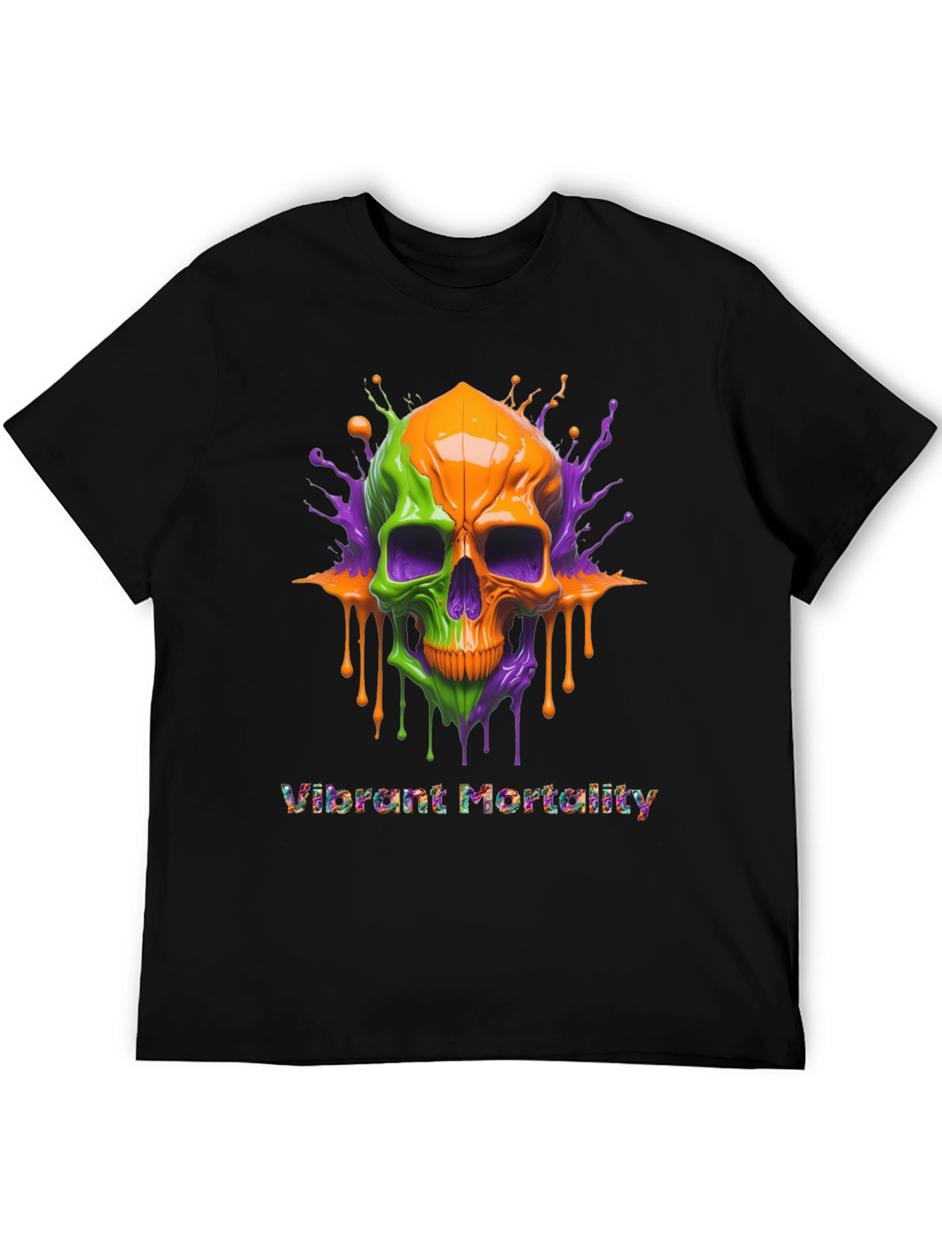 Vibrant Mortality Graphic T-Shirt