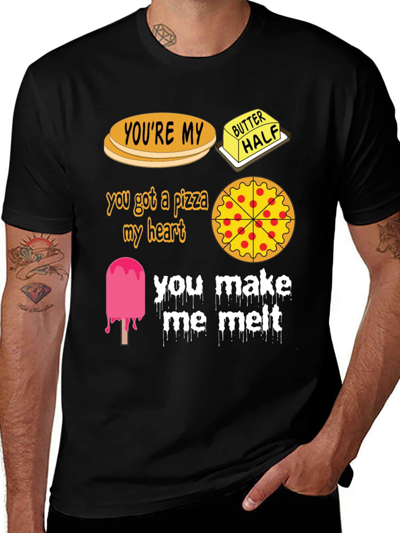 Humorous Food Pun Graphic T-Shirt