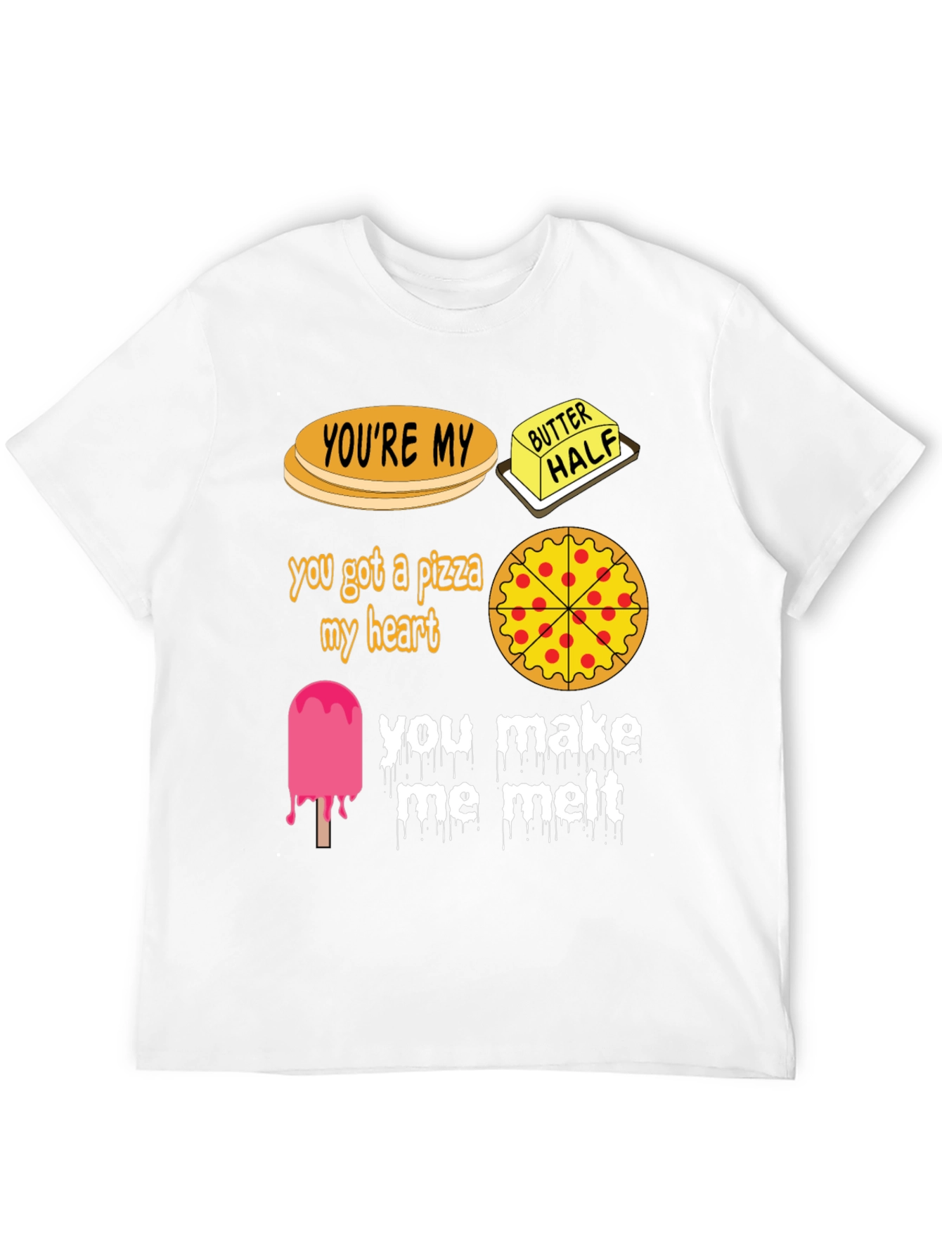 Humorous Food Pun Graphic T-Shirt