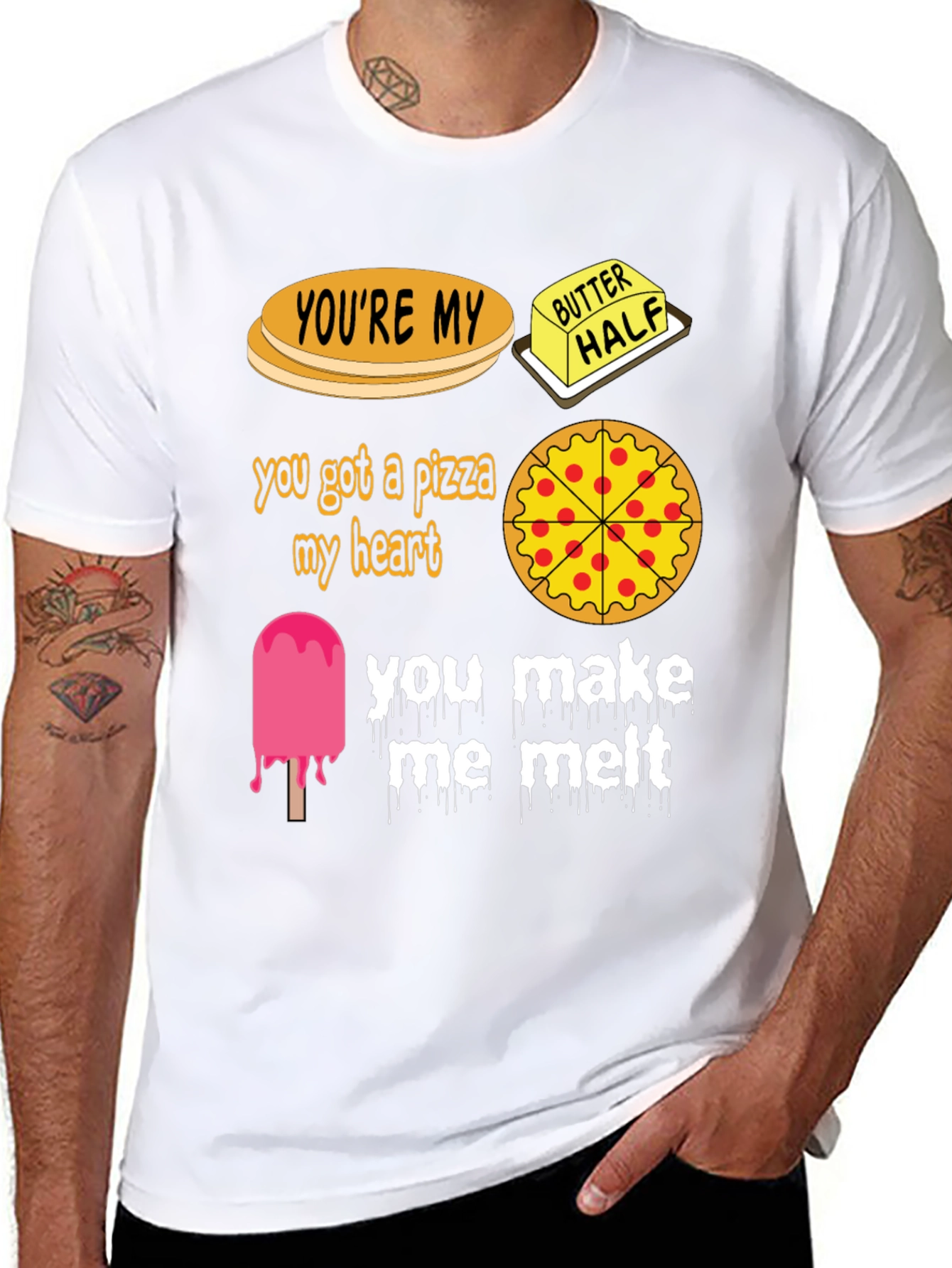 Humorous Food Pun Graphic T-Shirt