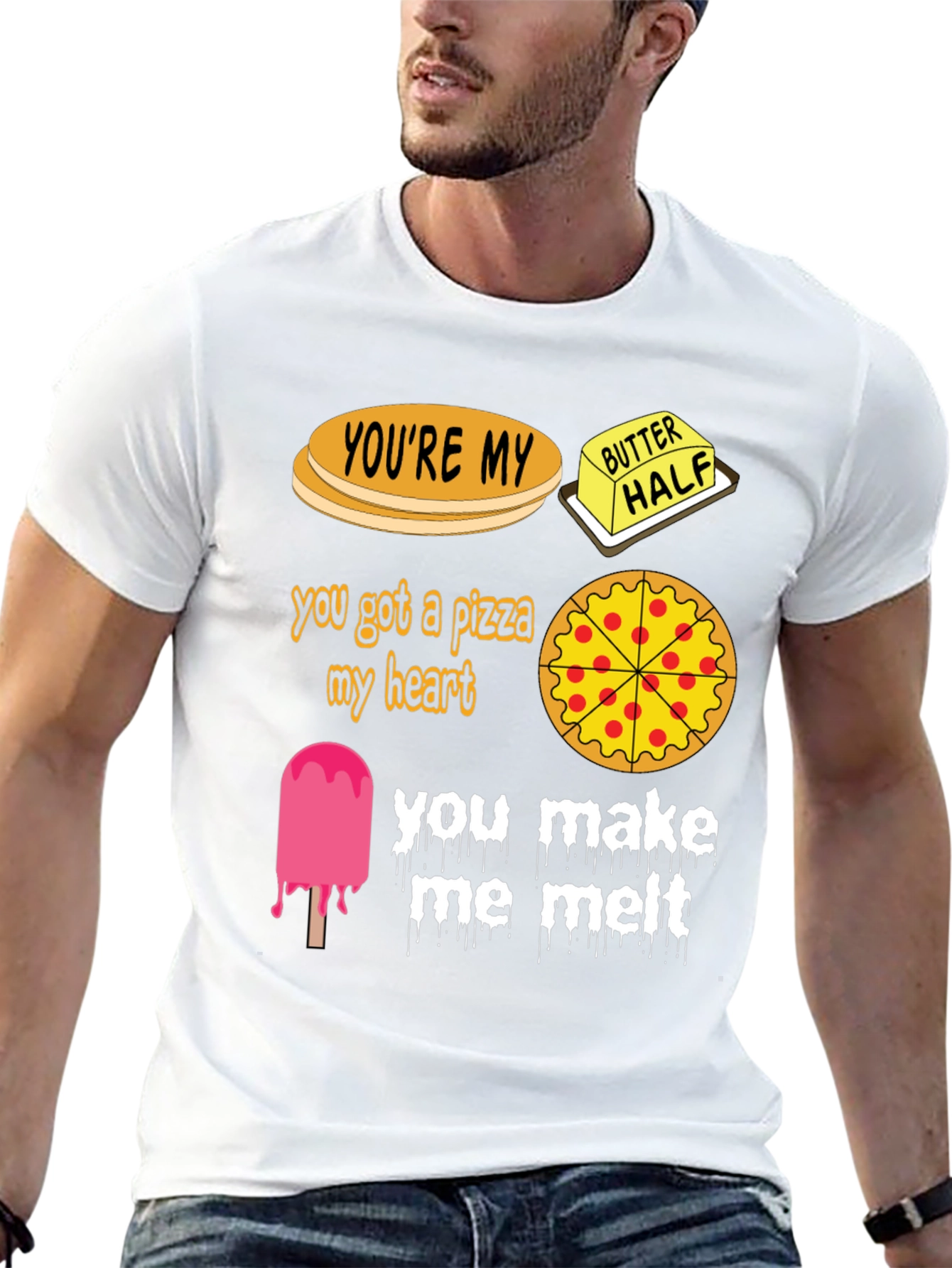 Humorous Food Pun Graphic T-Shirt