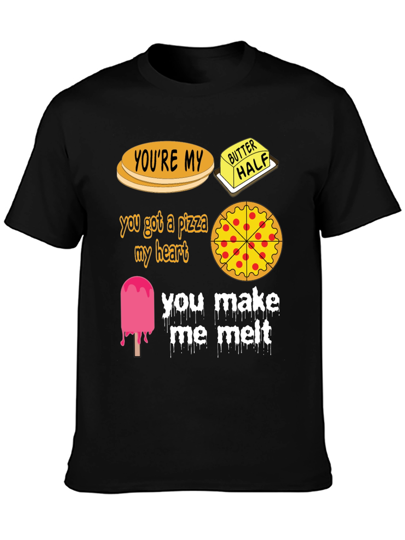 Humorous Food Pun Graphic T-Shirt