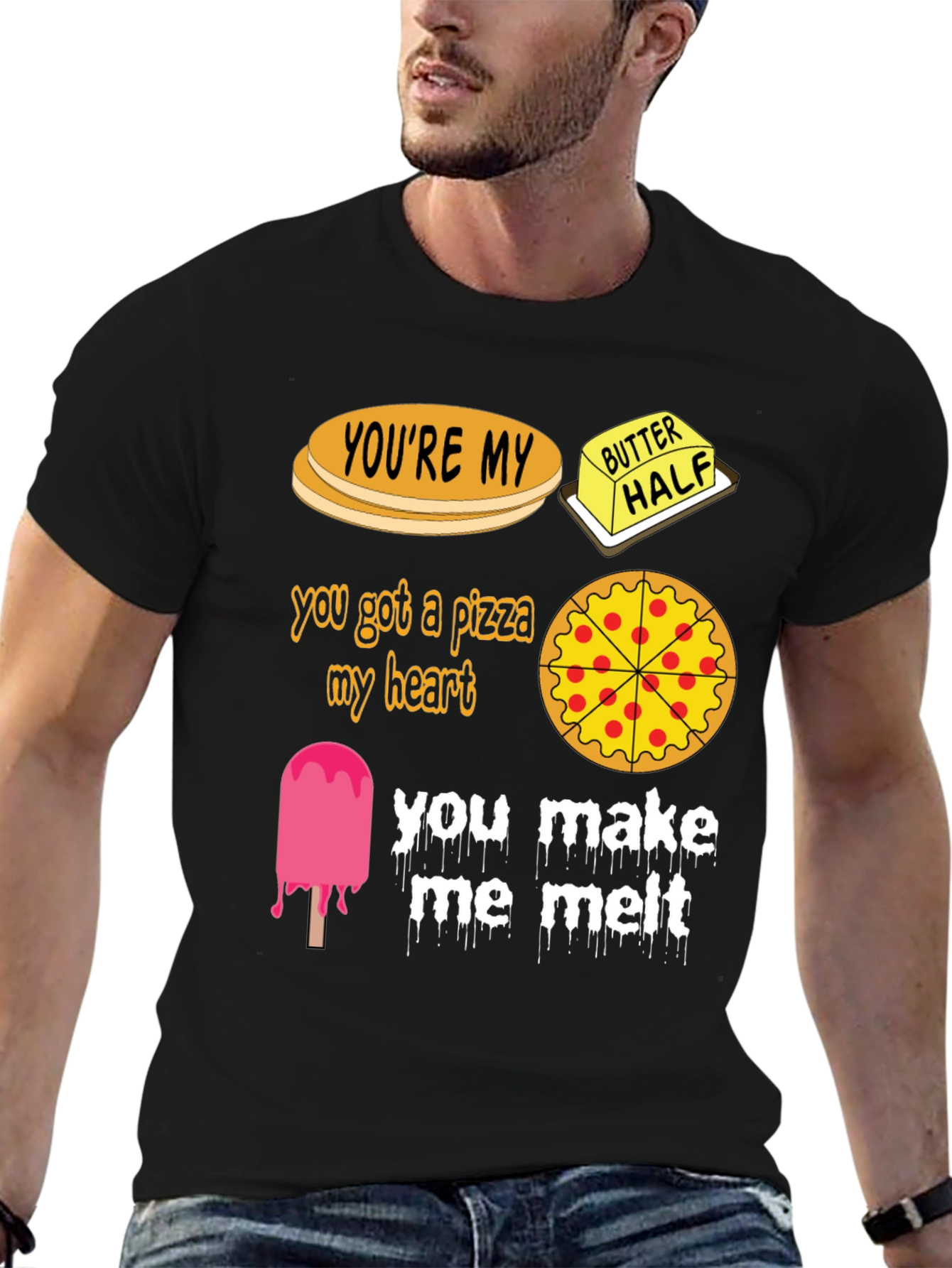 Humorous Food Pun Graphic T-Shirt
