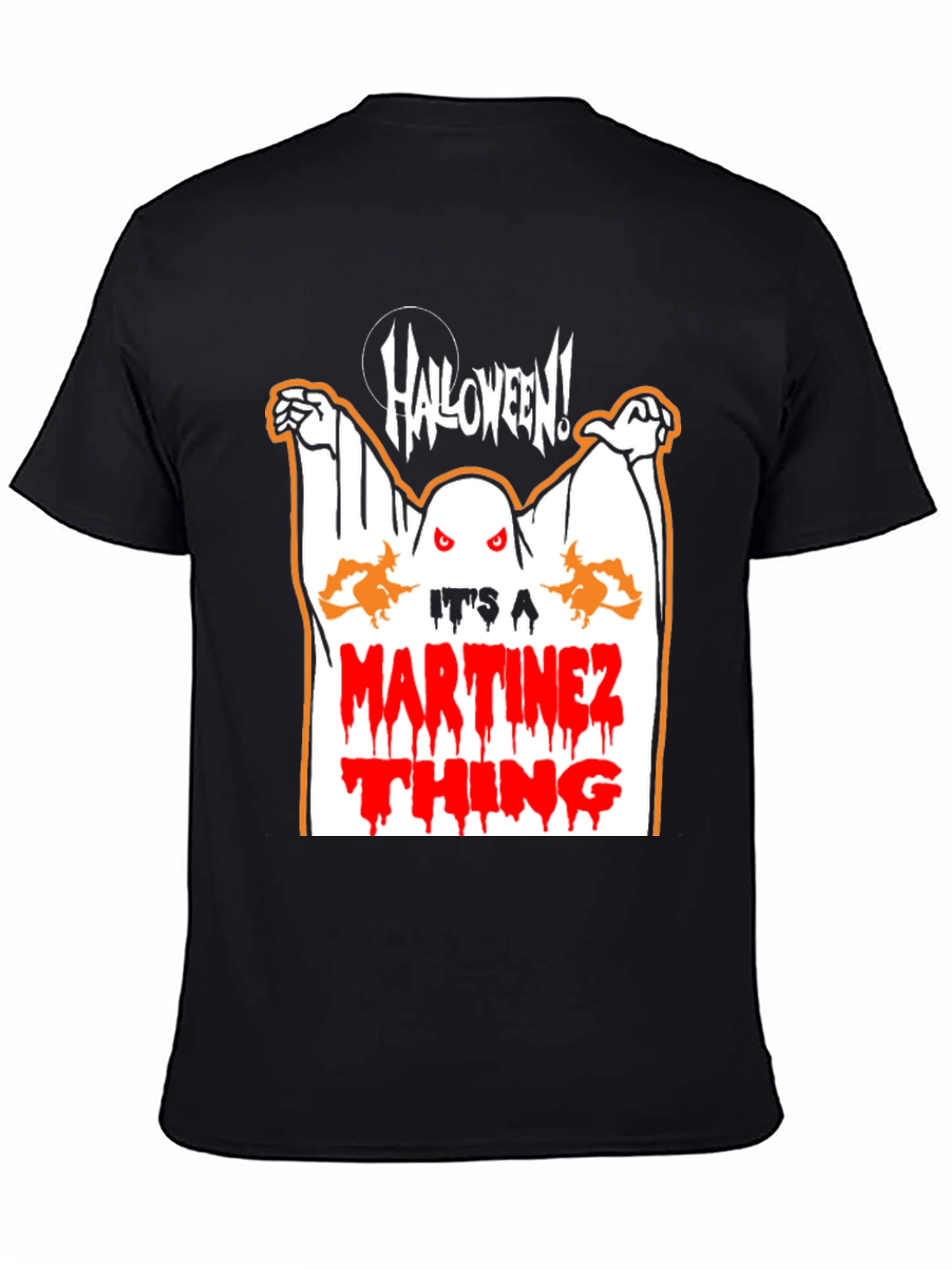 Halloween Martinez Thing Ghost Graphic T-Shirt