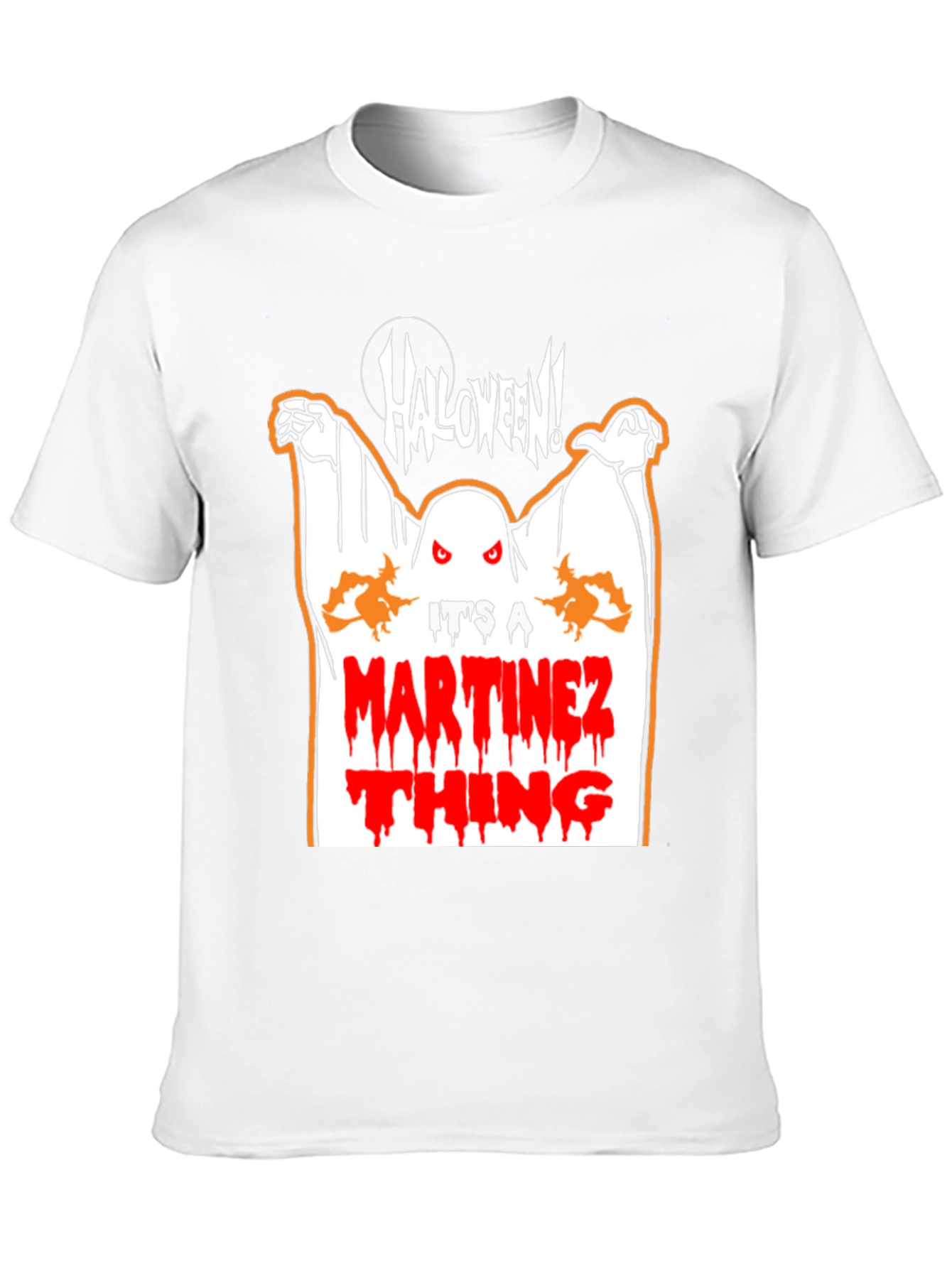 Halloween Martinez Thing Ghost Graphic T-Shirt