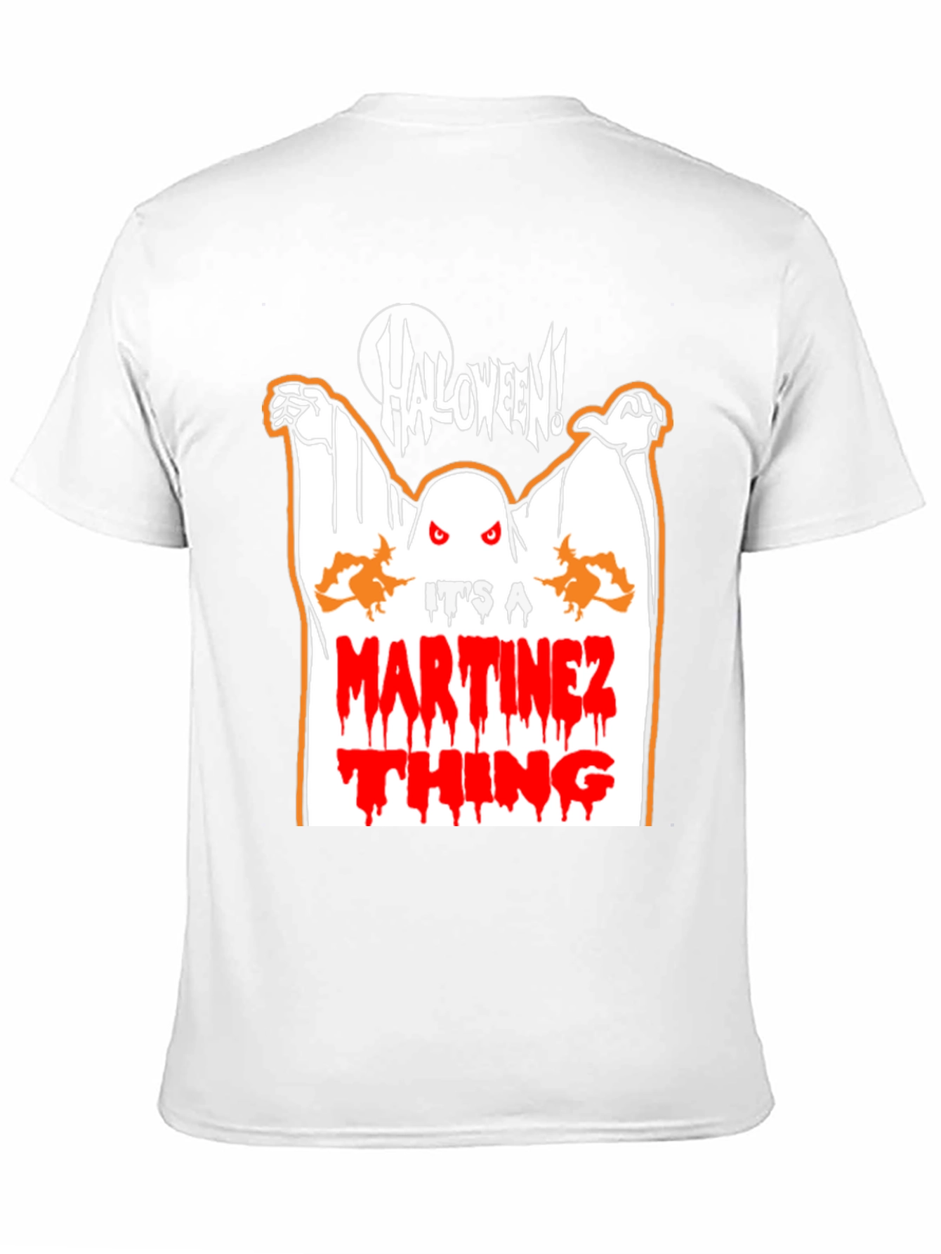 Halloween Martinez Thing Ghost Graphic T-Shirt