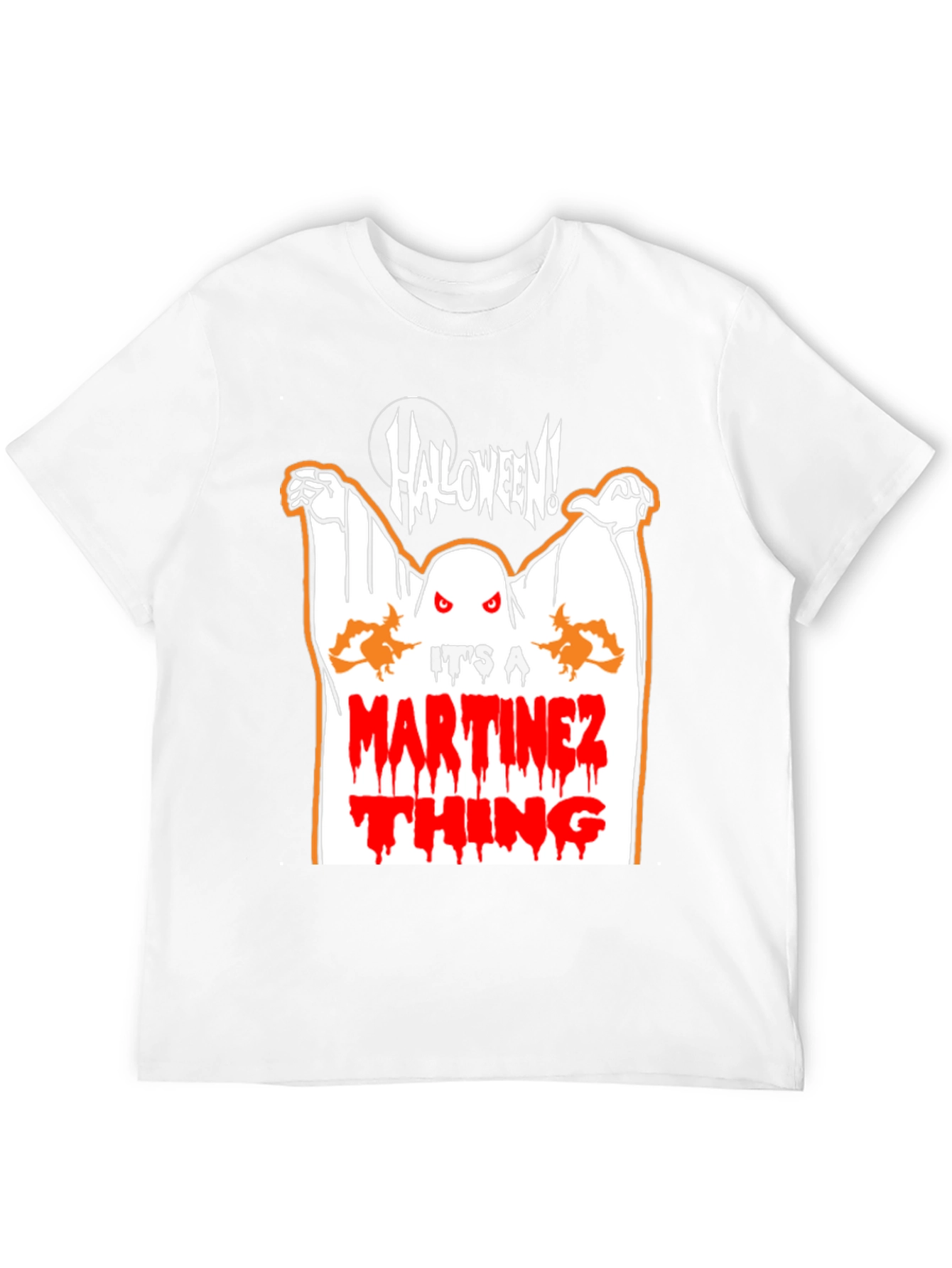 Halloween Martinez Thing Ghost Graphic T-Shirt