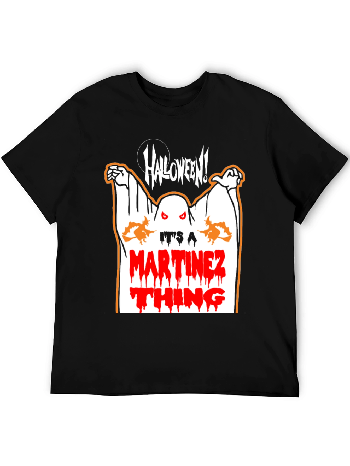Halloween Martinez Thing Ghost Graphic T-Shirt