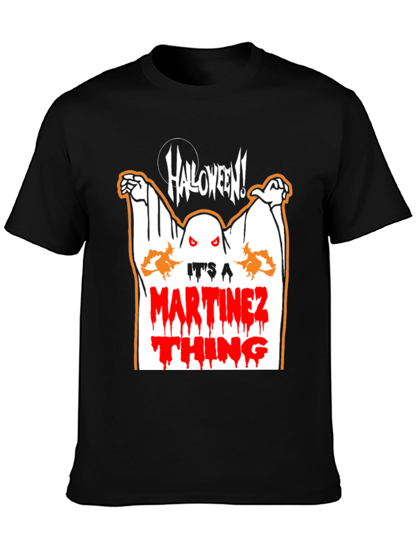 Halloween Martinez Thing Ghost Graphic T-Shirt